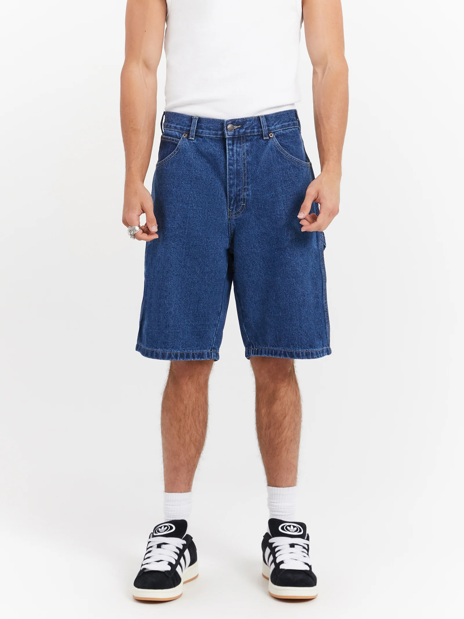 11" Relaxed Fit Denim Shorts