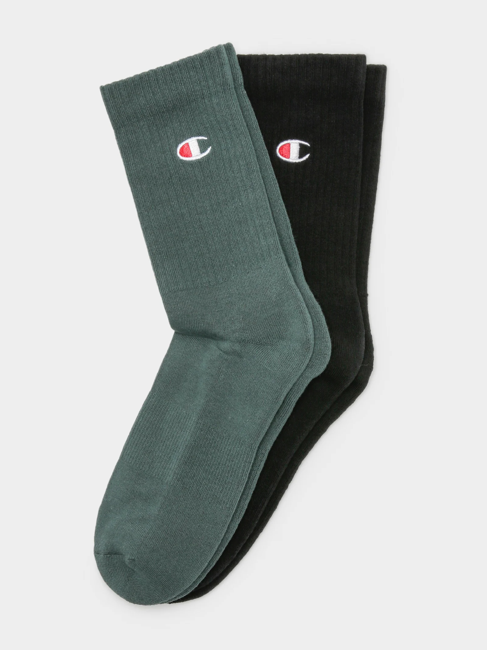 2 Pairs of C Logo Crew Socks
