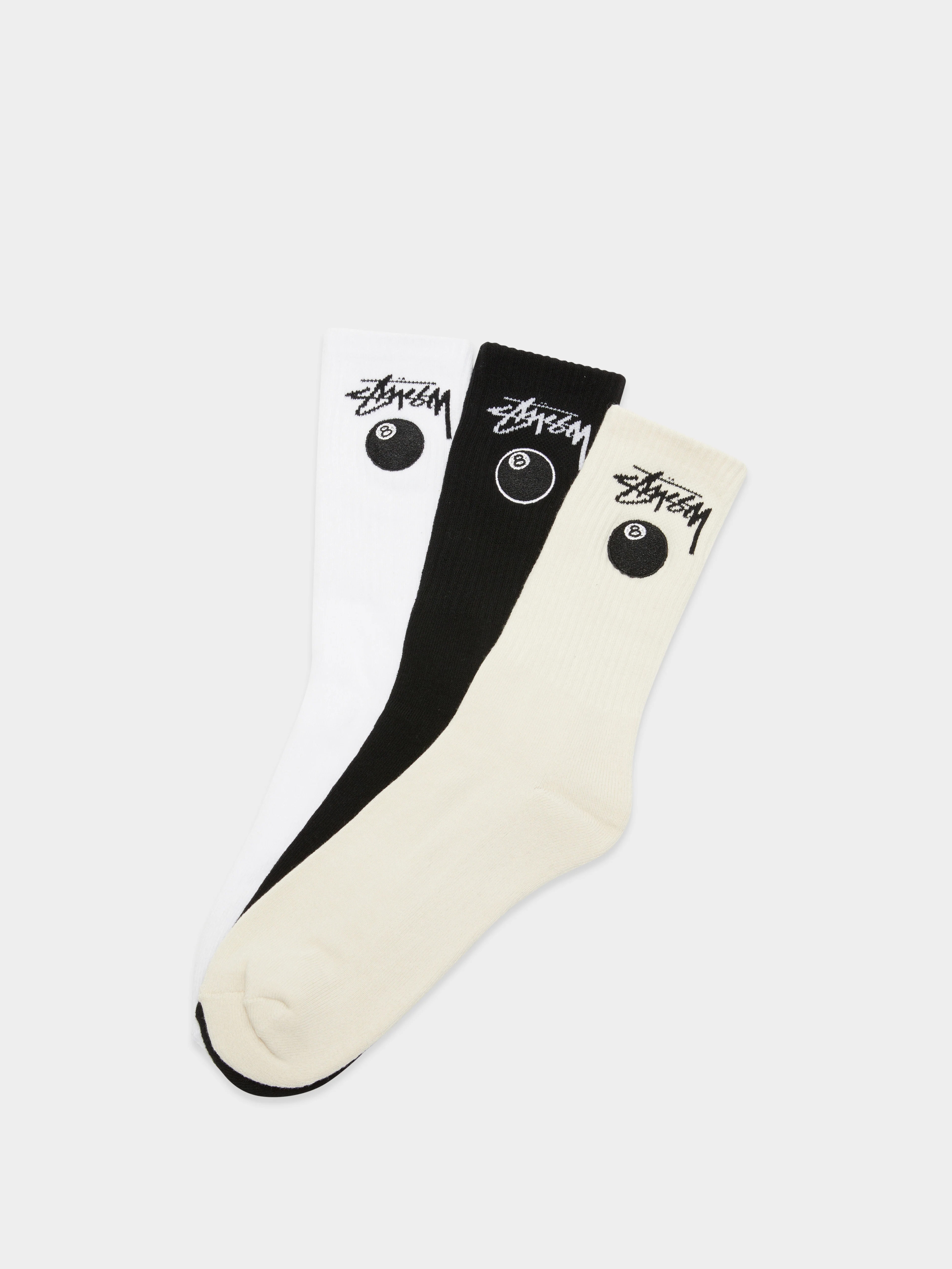 3 Pairs of 8 Ball Socks