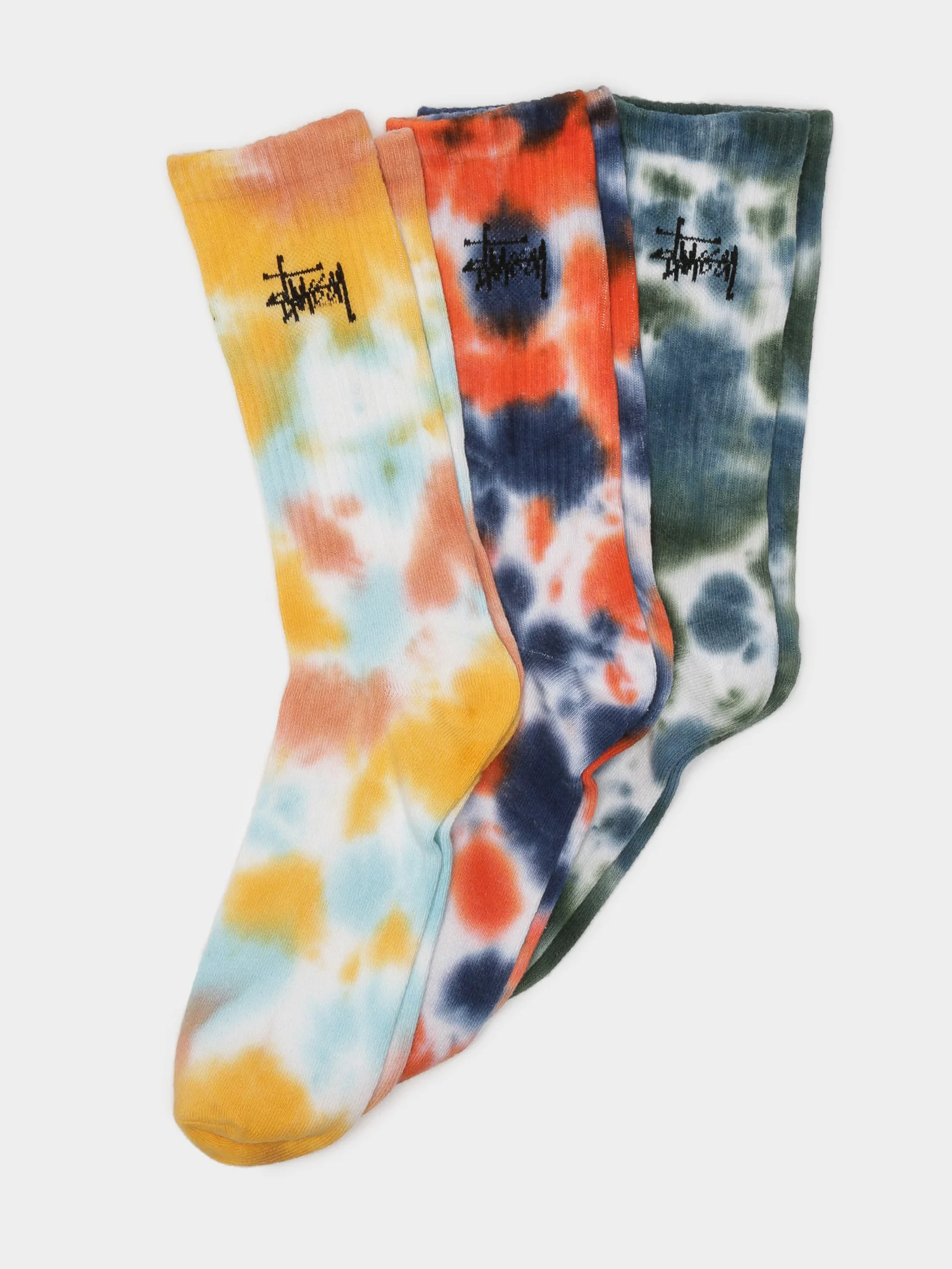 3 Pairs of Tie-Dye Socks
