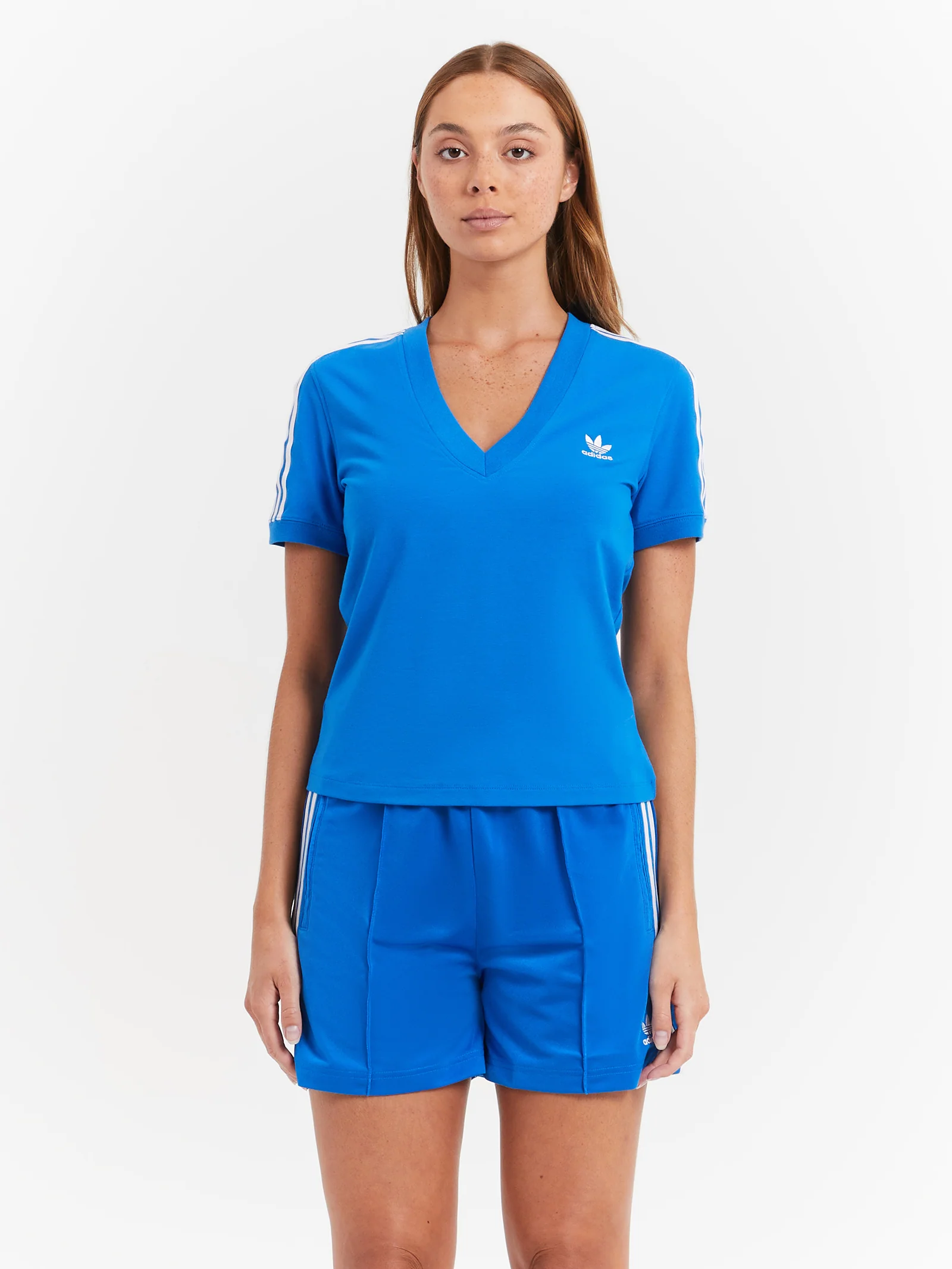 3 Stripe V-Neck T-Shirt