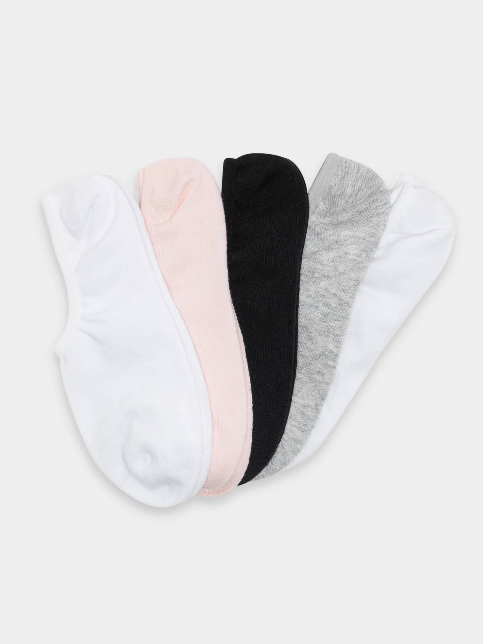 5 Pairs of No-Show Invisible Socks
