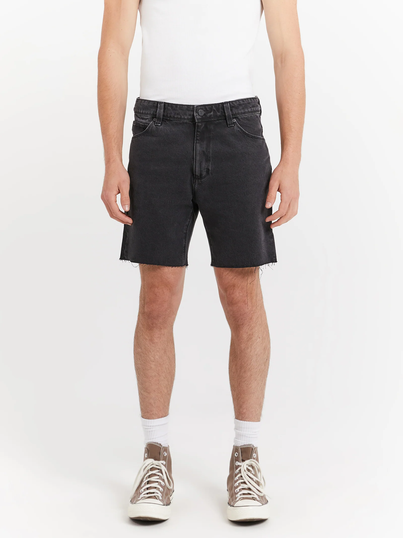 A Cropped Slim Shorts