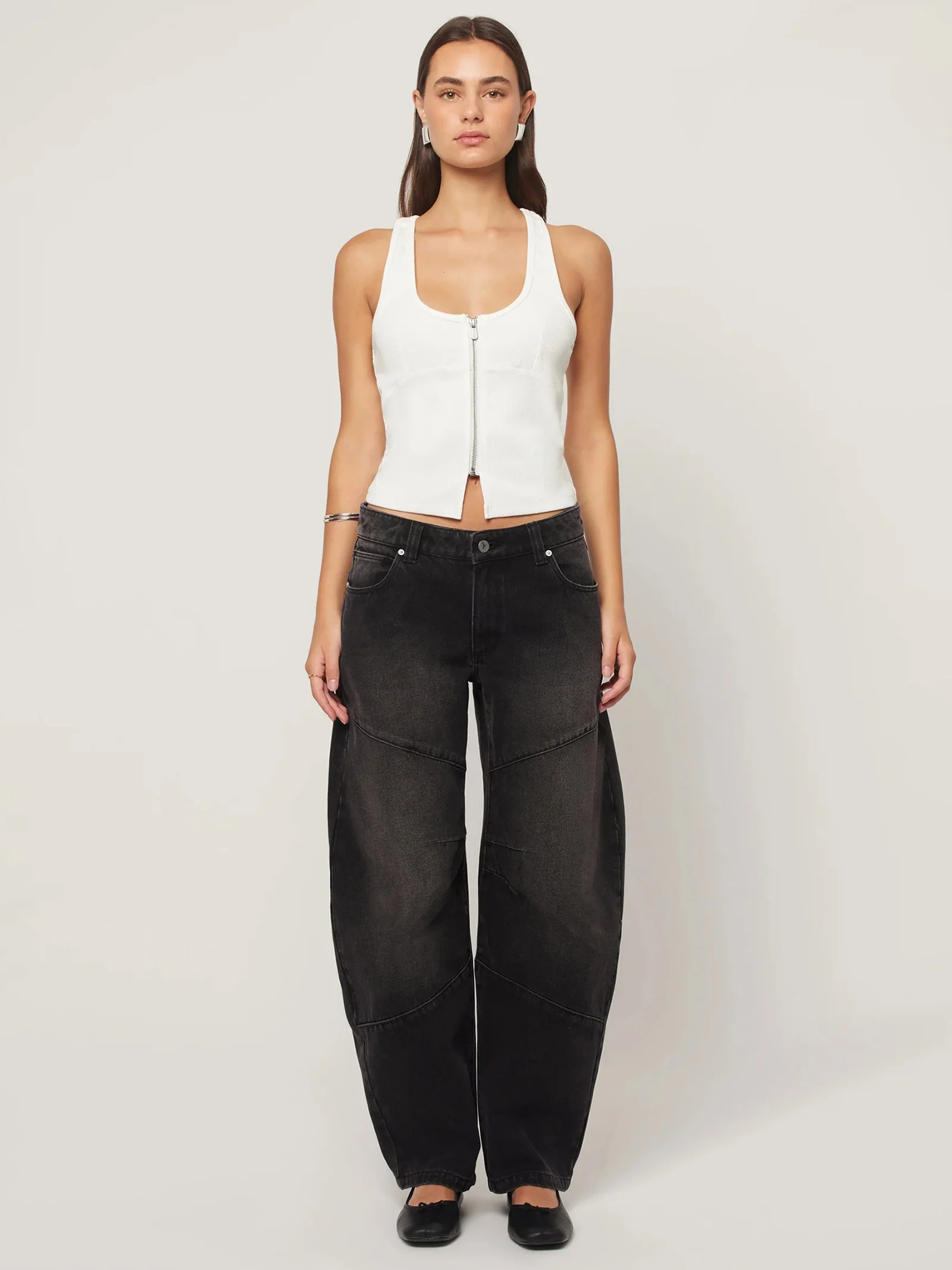 99 Barrel Jean Sophie Worn