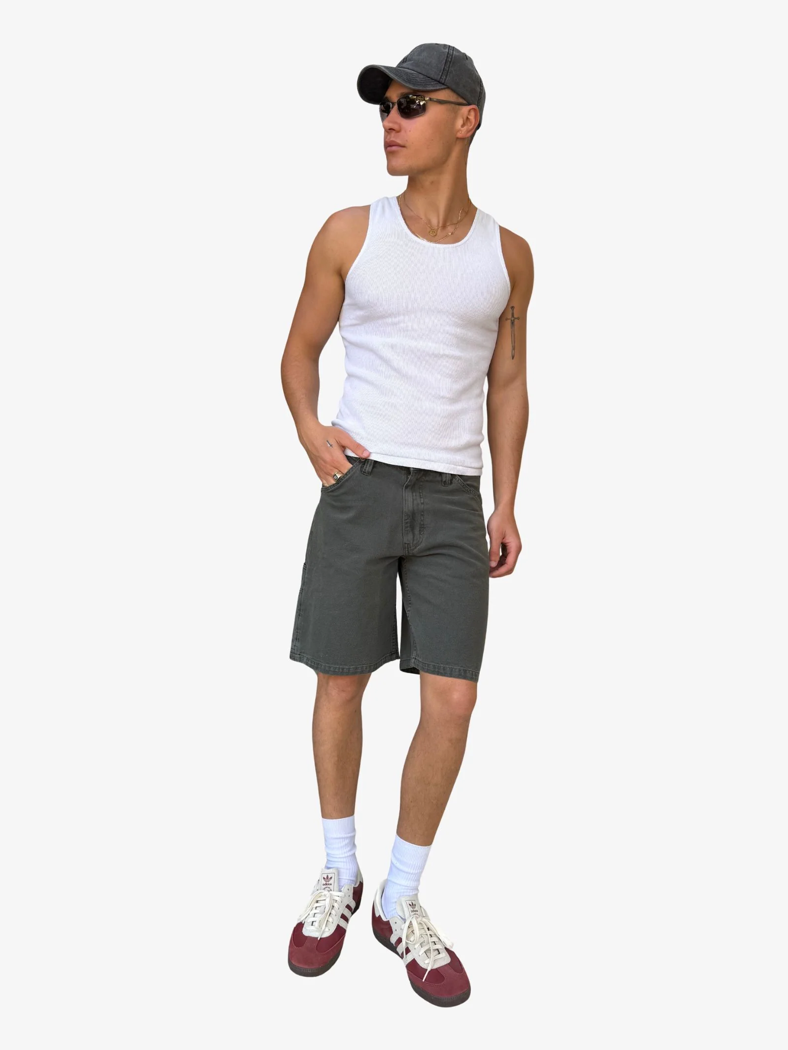 A5 Canvas Work Shorts