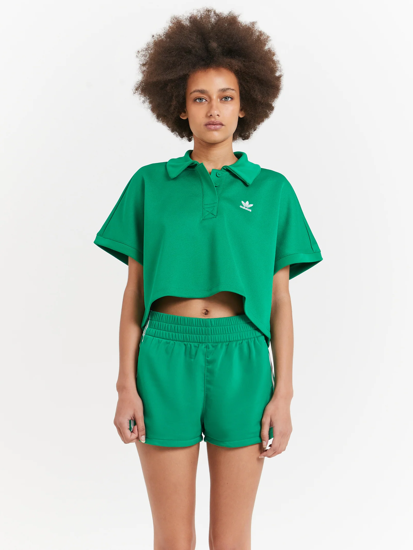Adicolor Classics Oversized Cropped Polo T-Shirt