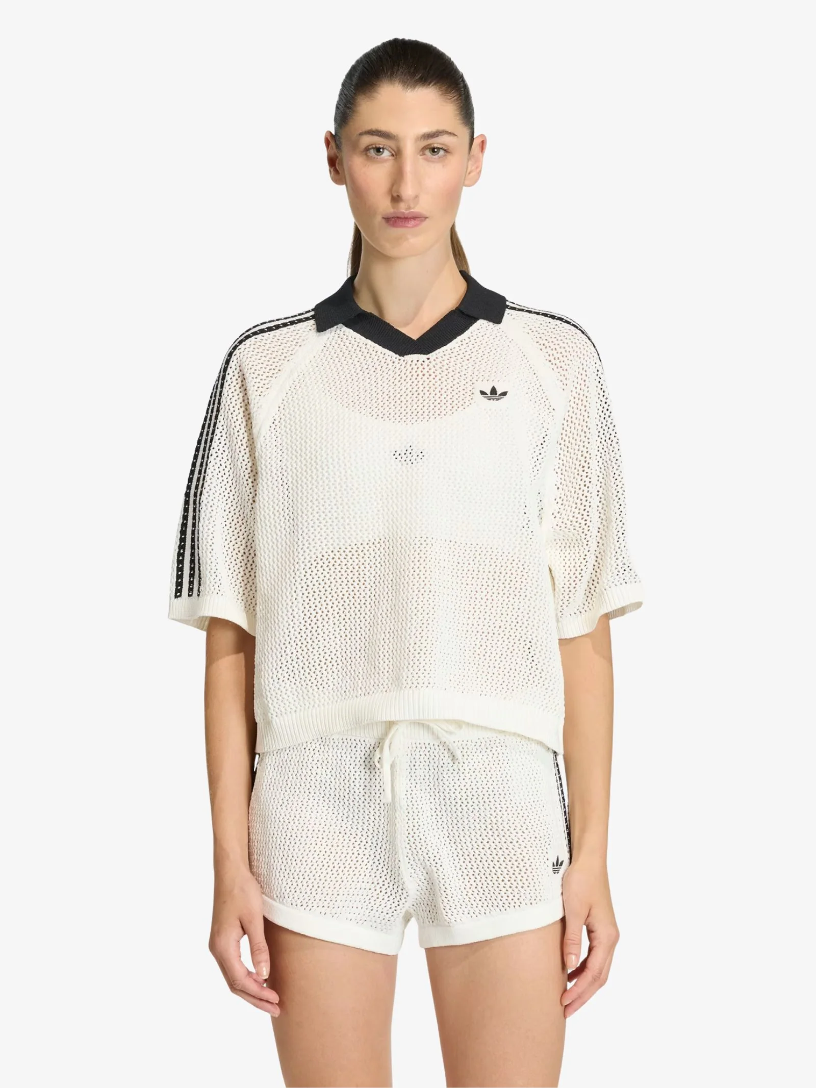 Knitted Crochet Polo