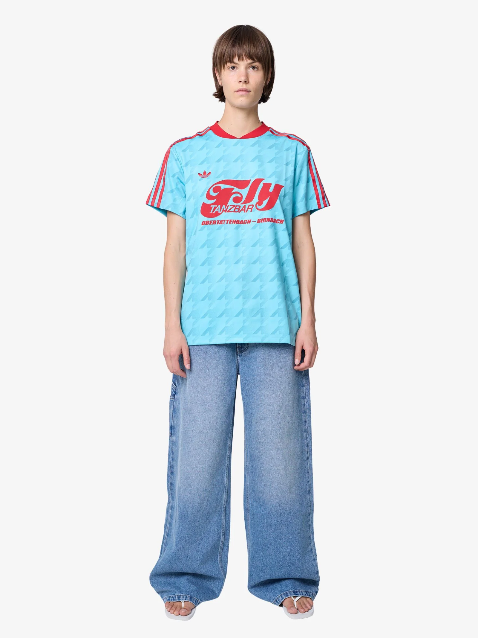 Graphic Football Allover Print Jersey
