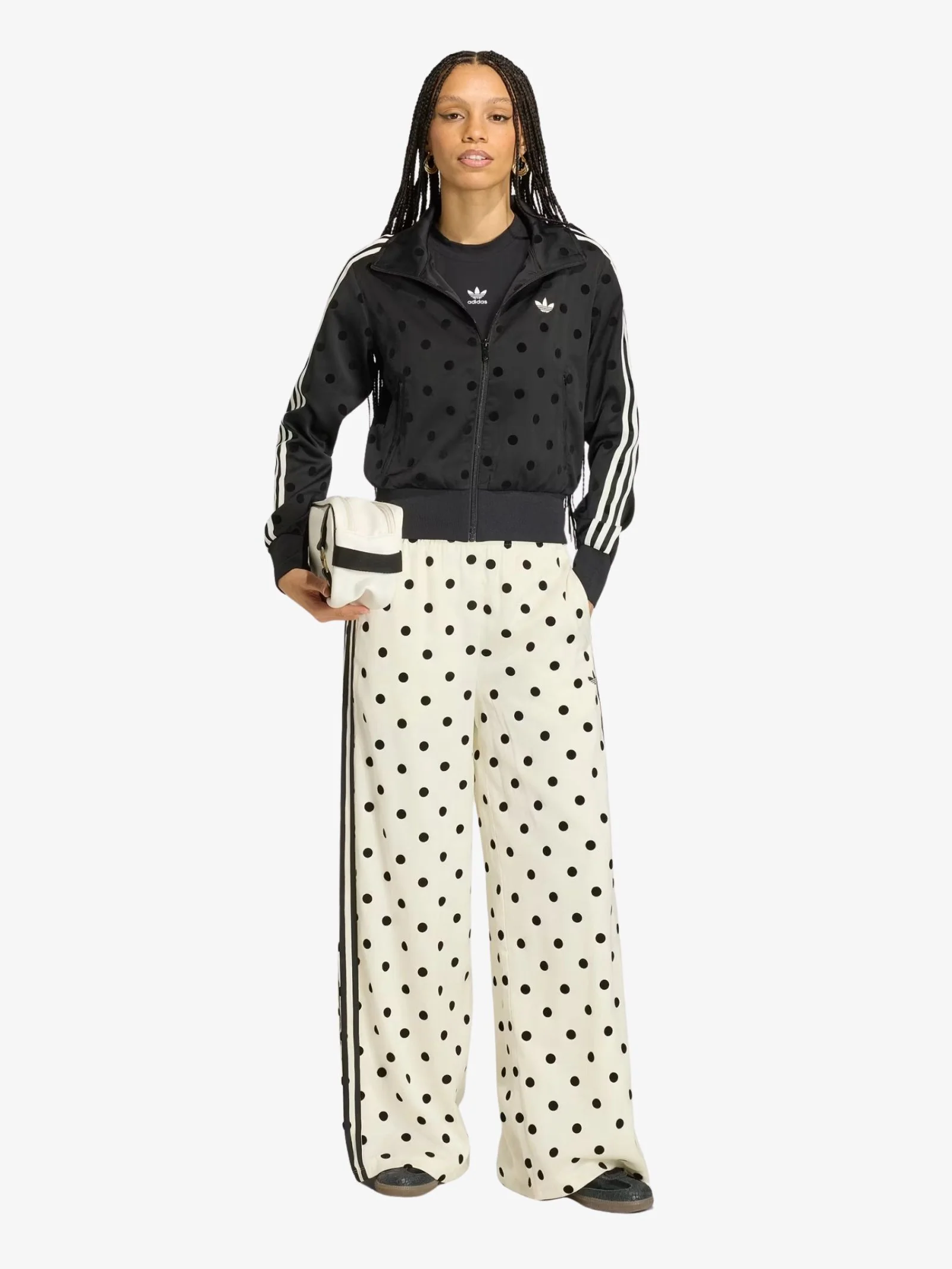 Satin Polka Dots Track Top - Image 4