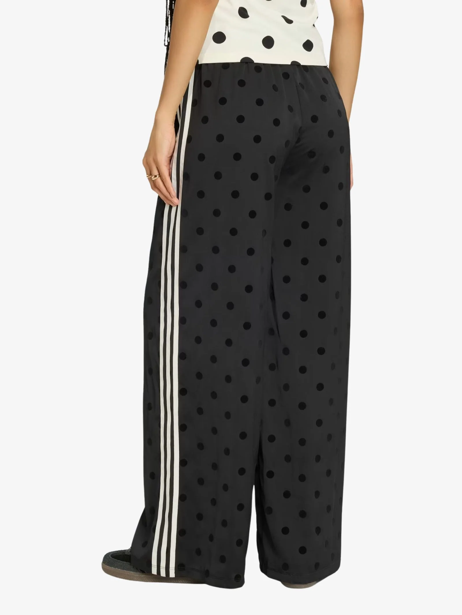 Satin Polka Dots Wide Leg Pant - Image 2