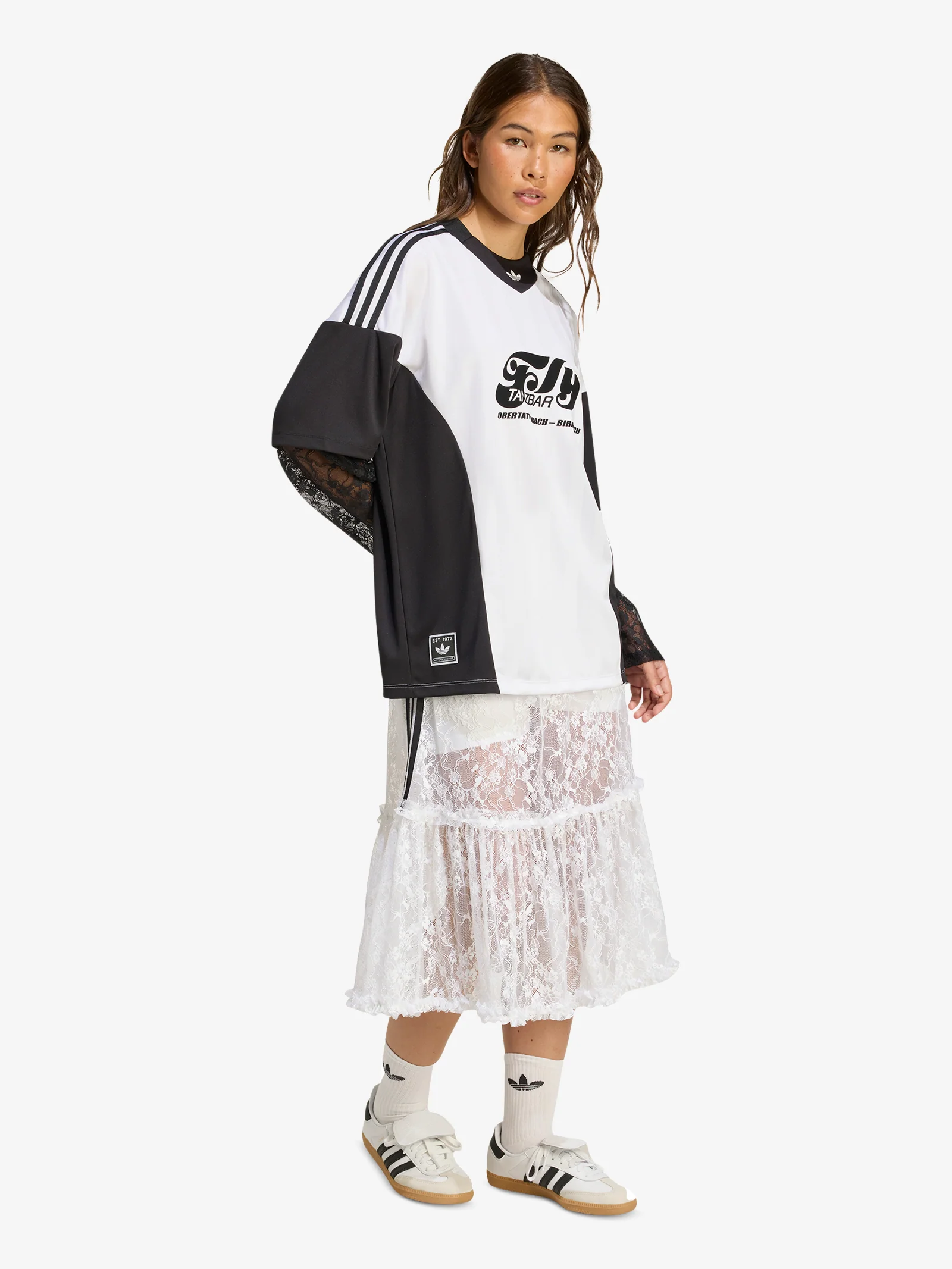 Soccer Summer Fem Lace Long Sleeve Jersey
