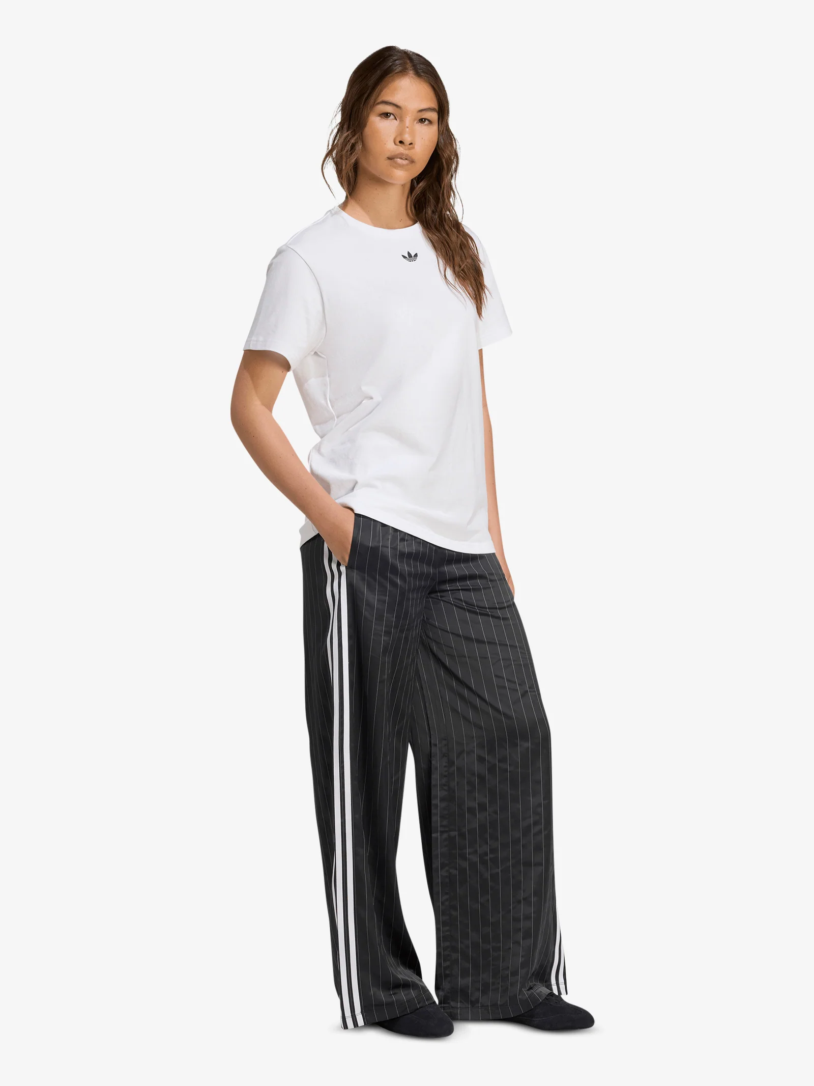 Soccer Summer Satin Pinstripe Pants