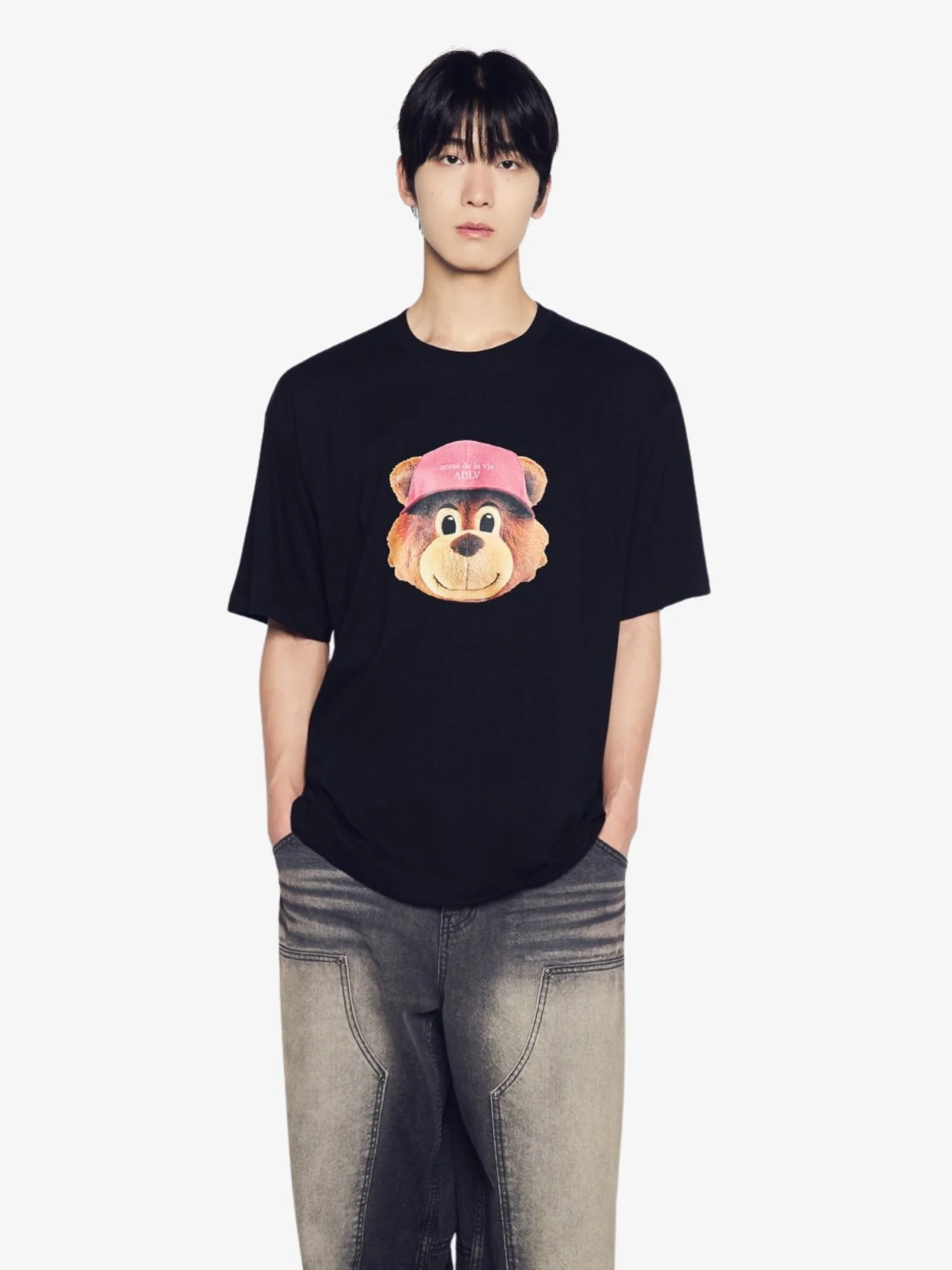 3D Ac Bear Face T-Shirt