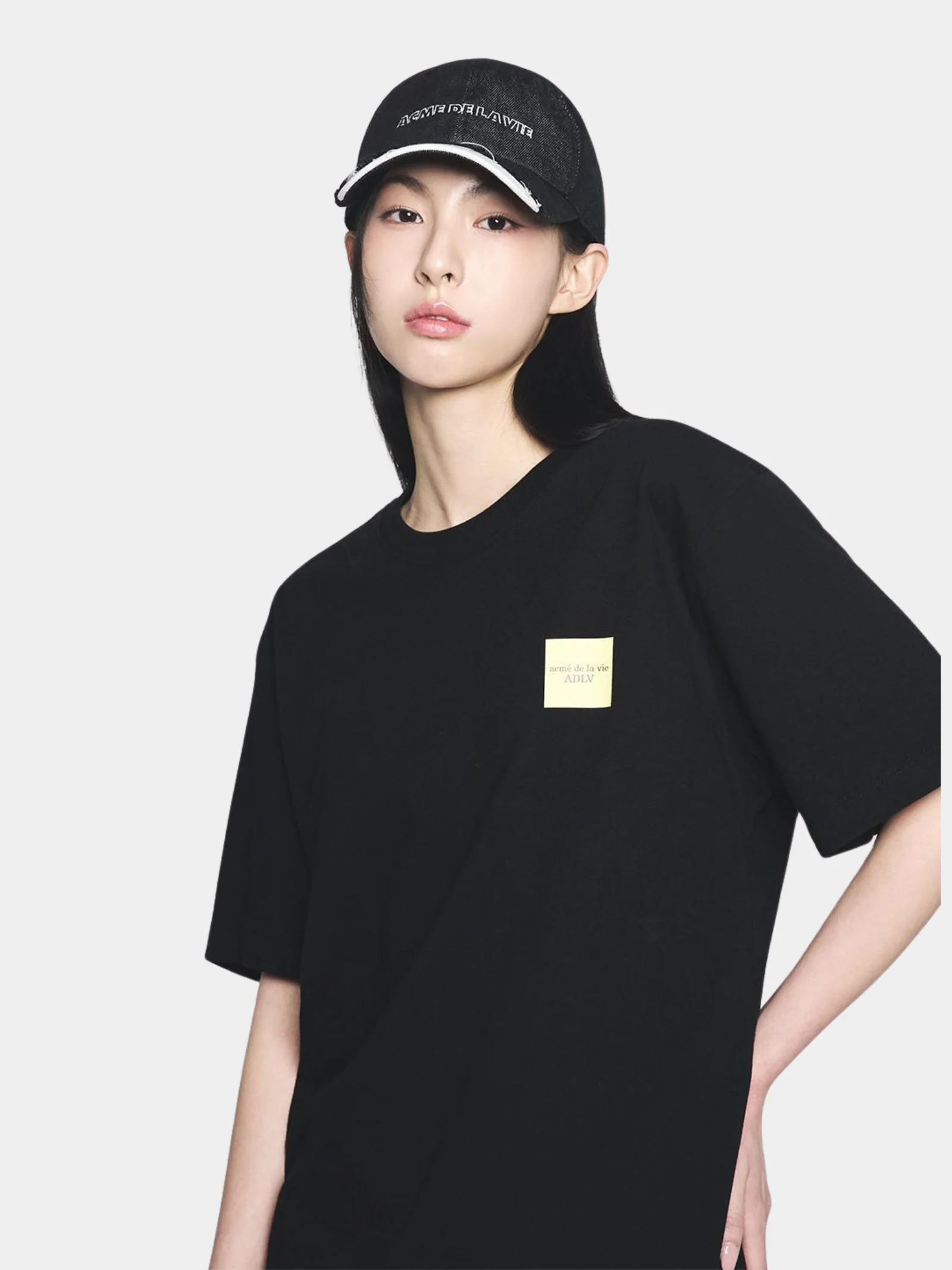 Damage Washing Denim Ball Cap
