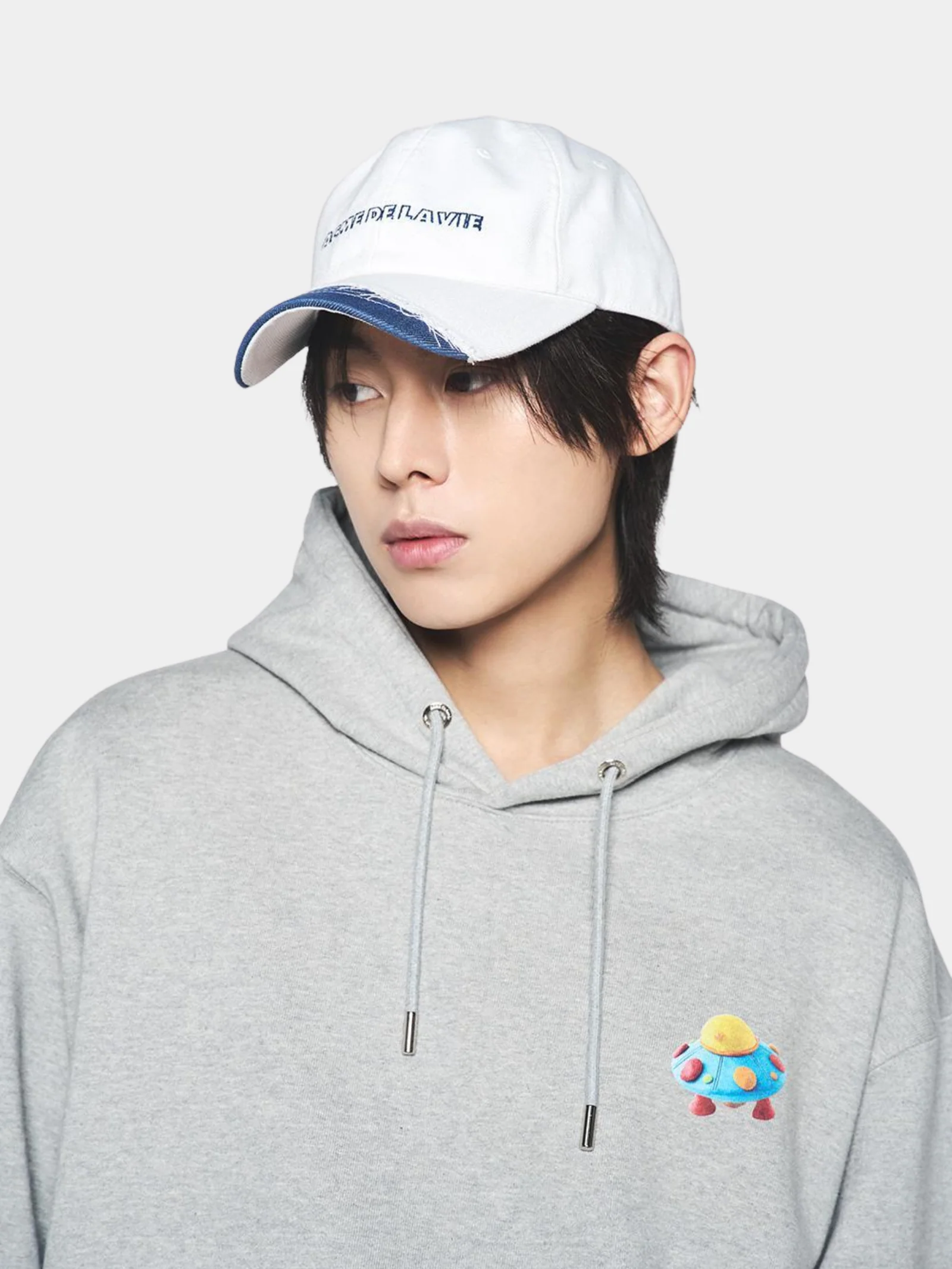 Damage Washing Denim Ball Cap