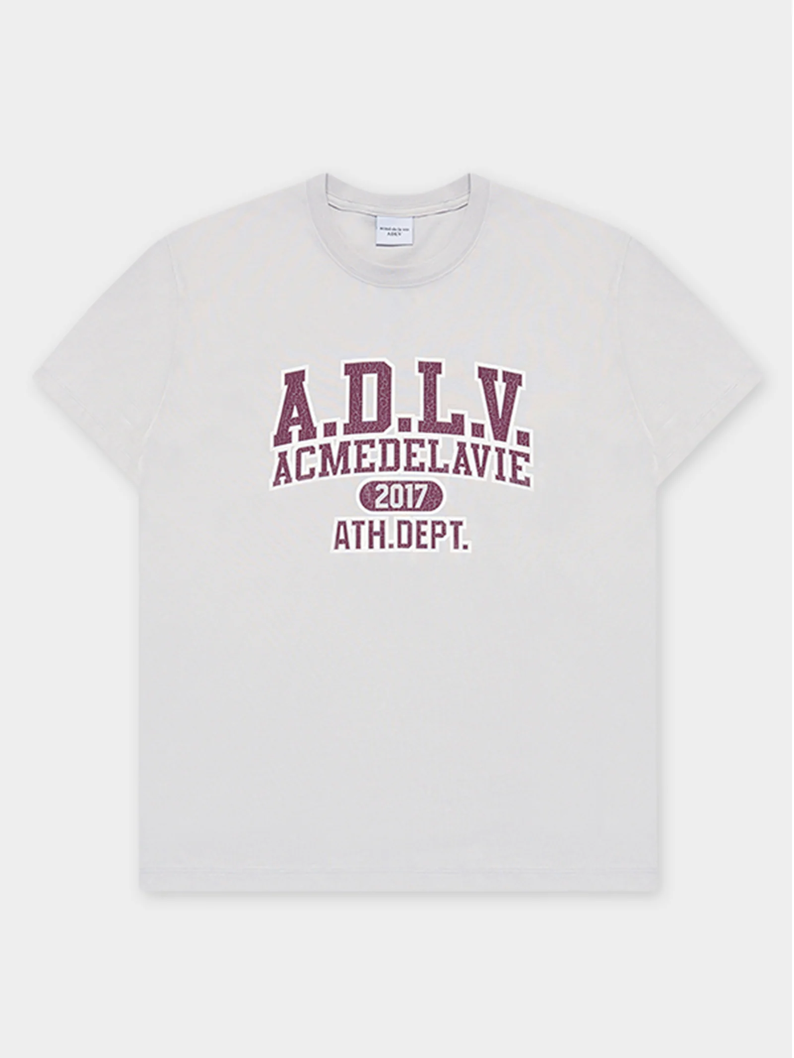 Old School Crack Printing Short Sleeve T-Shirt