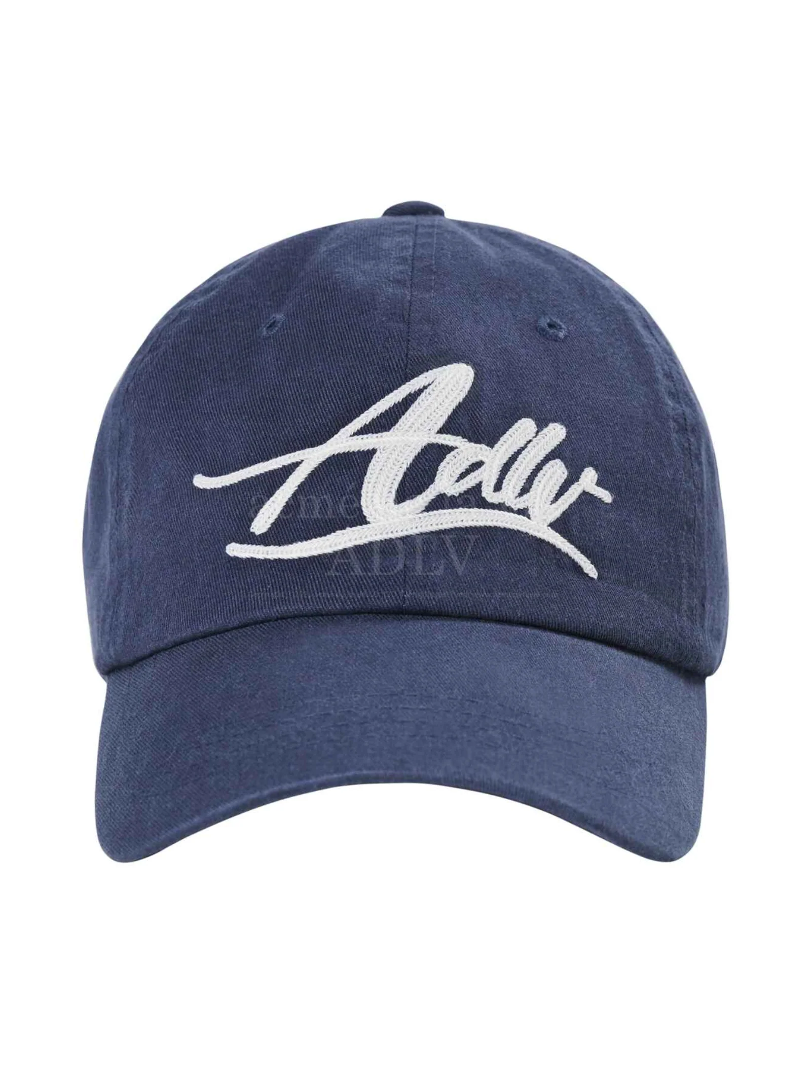 Script Logo Chain Embroidery Washing Ball Cap