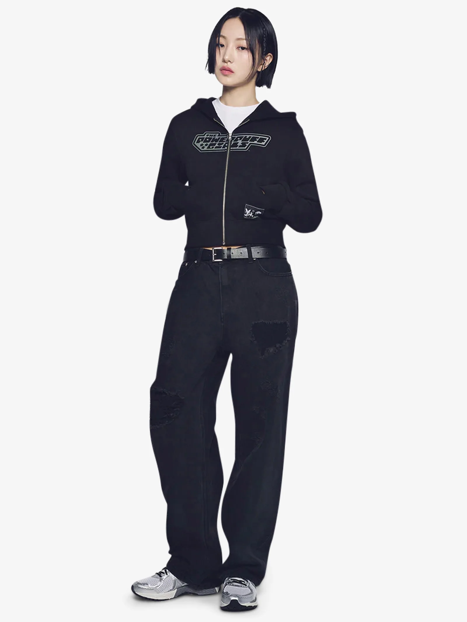 The Powerpuff Girls x ADLV Crop Hoodie