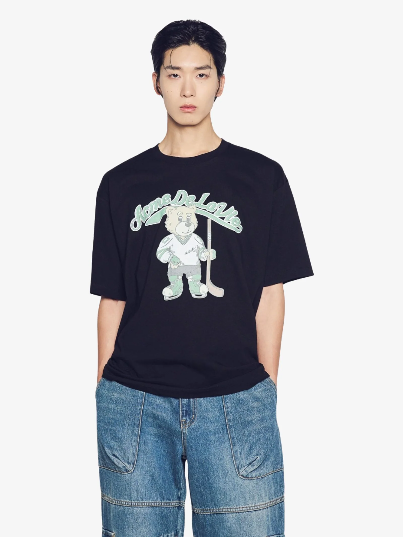Vintage Mascot Ac Bear Short Sleeve T-Shirt