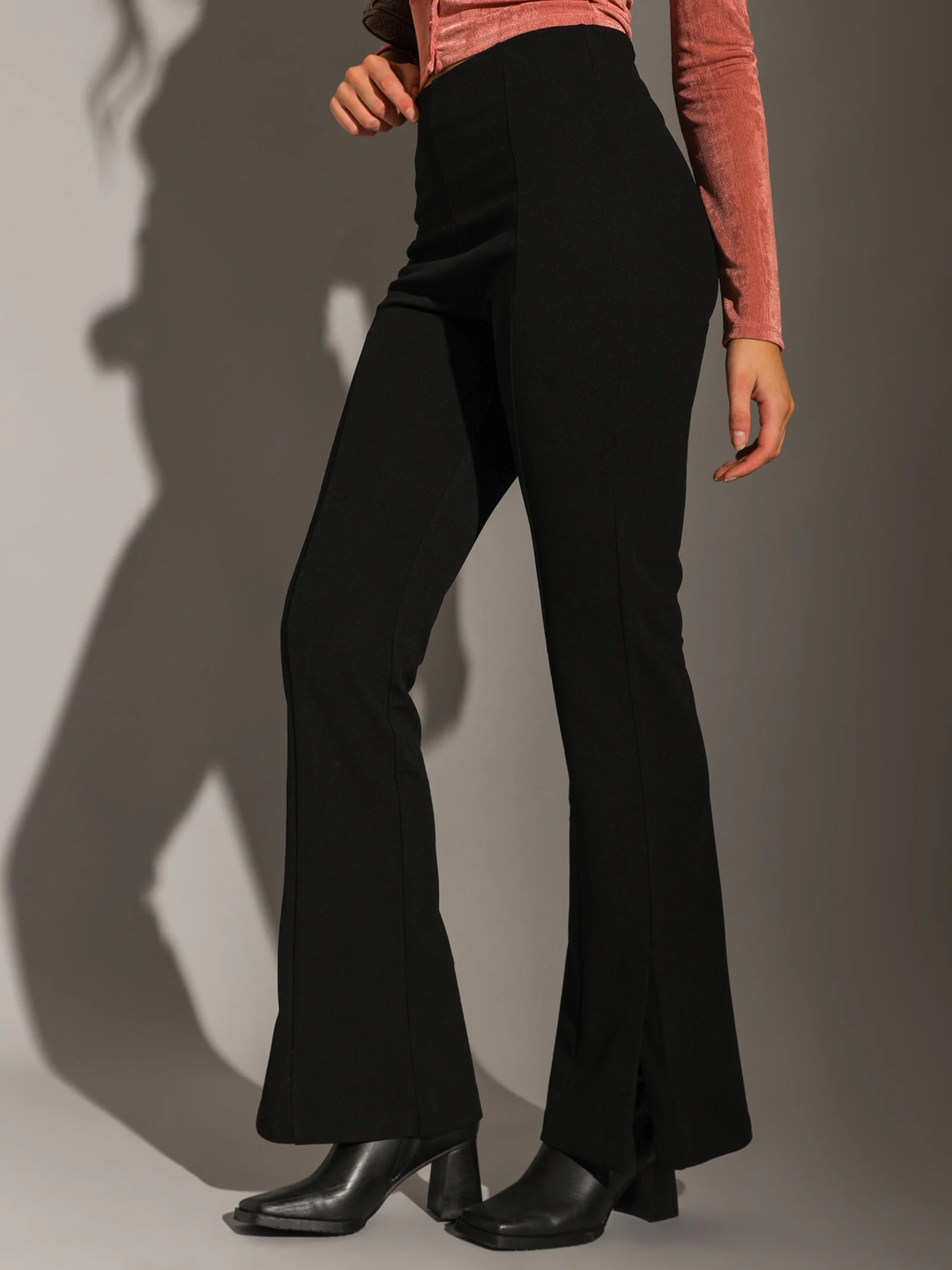 Alexia Flared Crepe Pants