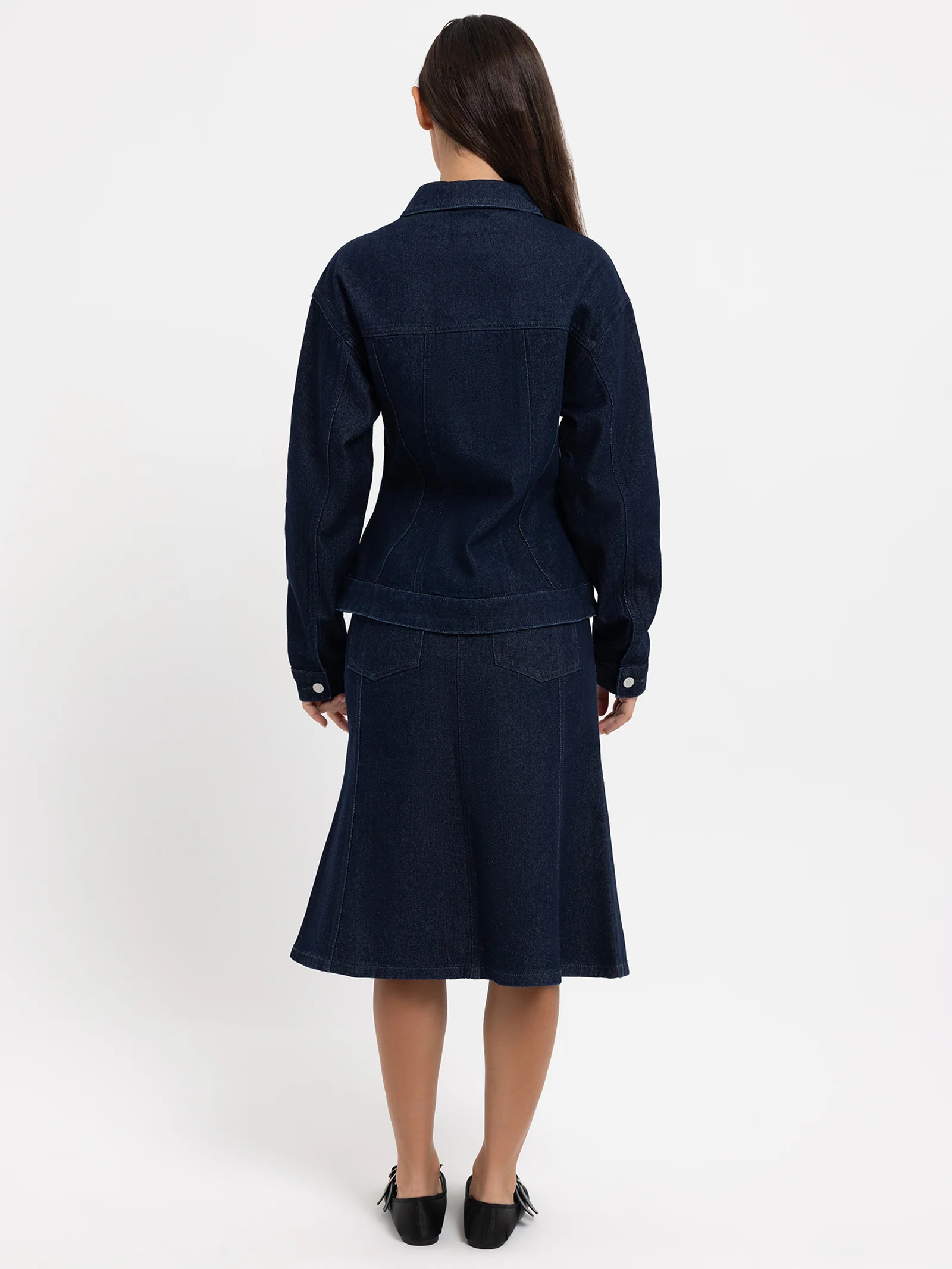 Alma Denim Midi Skirt - Image 6