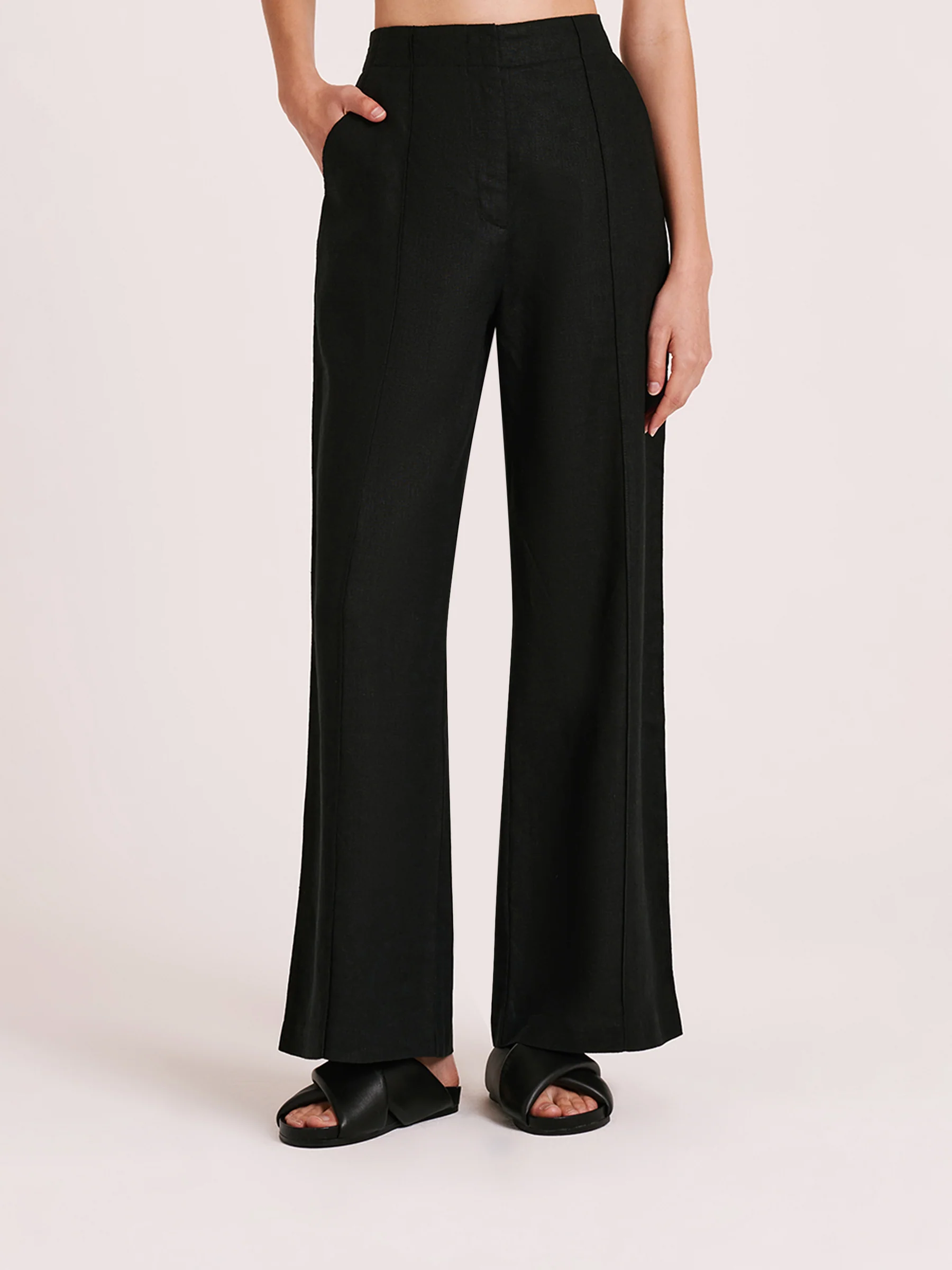 Amani Tailored Linen Pants