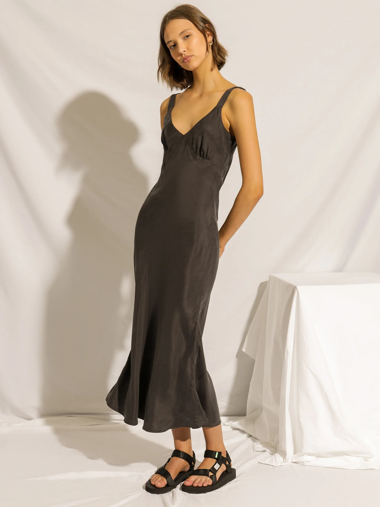 Arianne Cupro Slip Dress