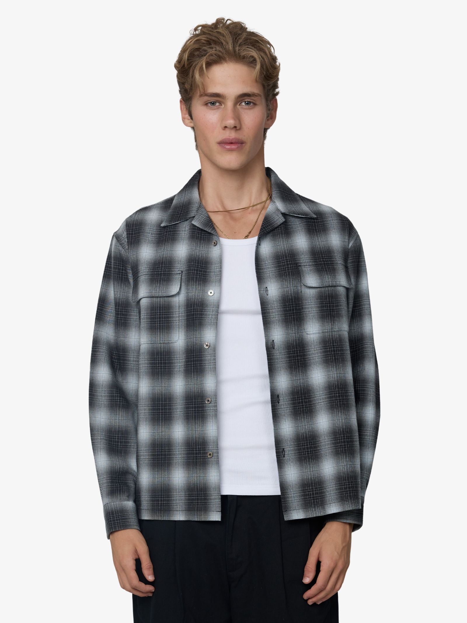 Mavis Midweight Check Overshirt