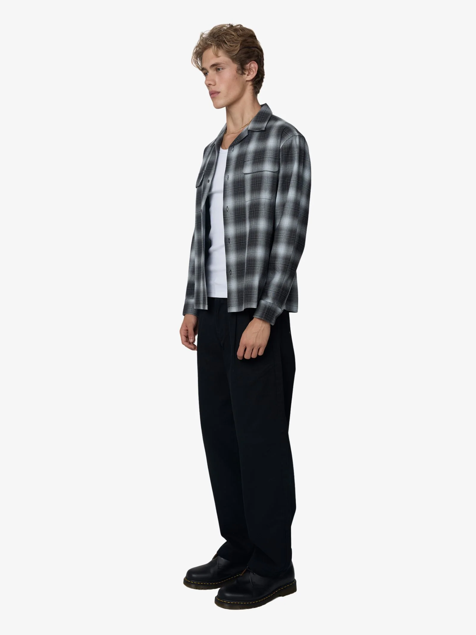 Mavis Midweight Check Overshirt - Image 3
