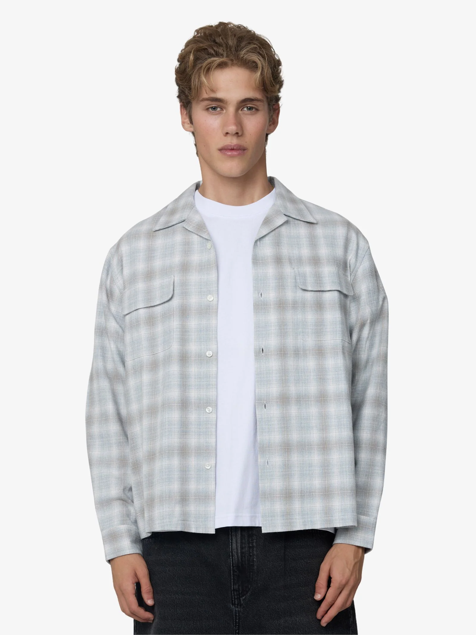 Mavis Midweight Check Overshirt