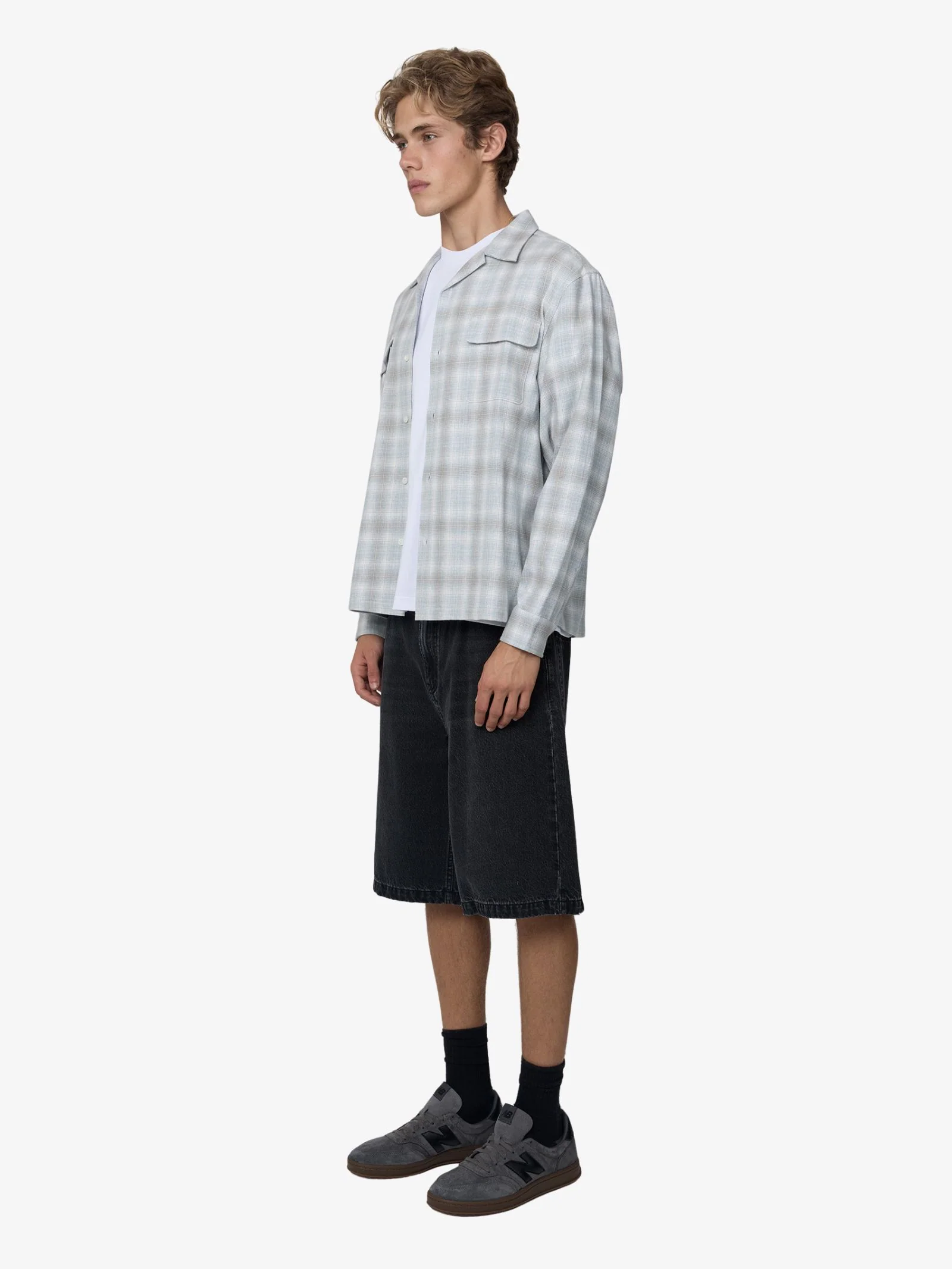 Mavis Midweight Check Overshirt - Image 3