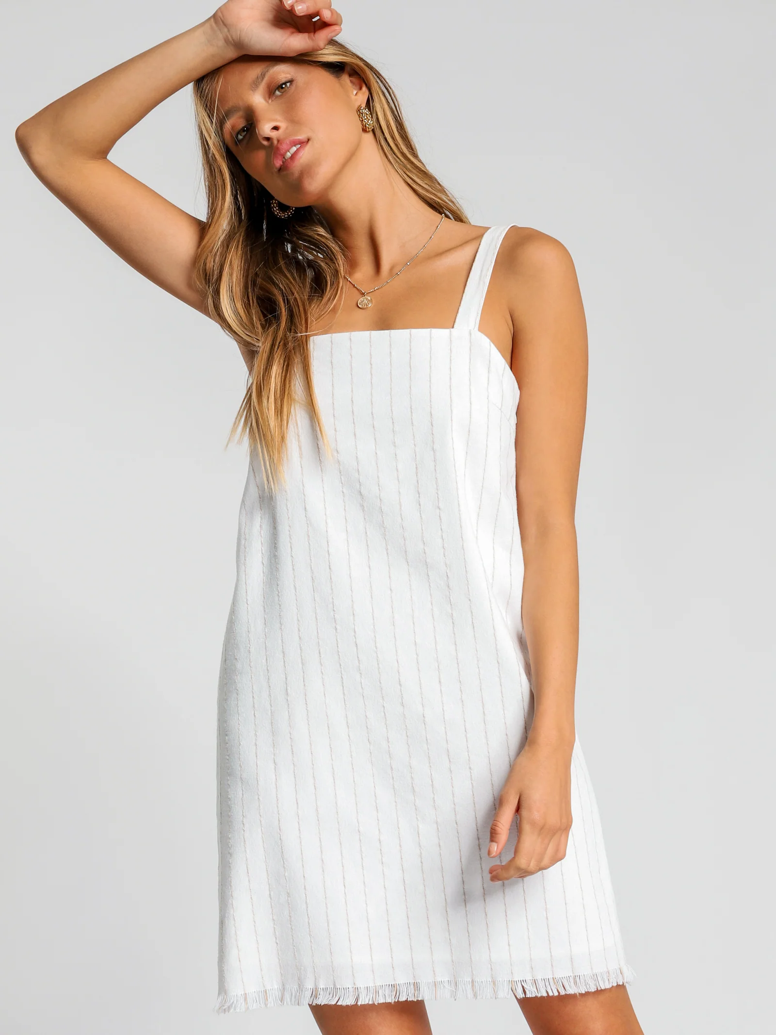 Ascot Stripe Cami Dress