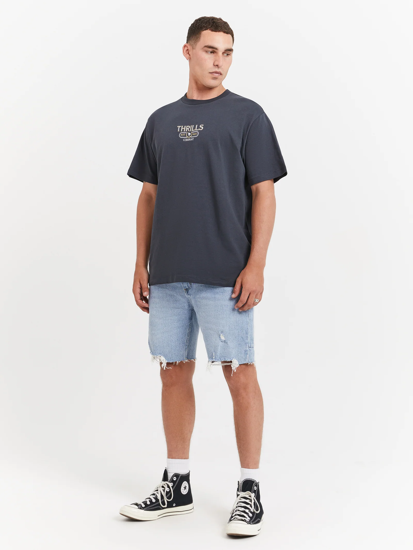 Bad Habbits Club Merch Fit T-Shirt - Image 2