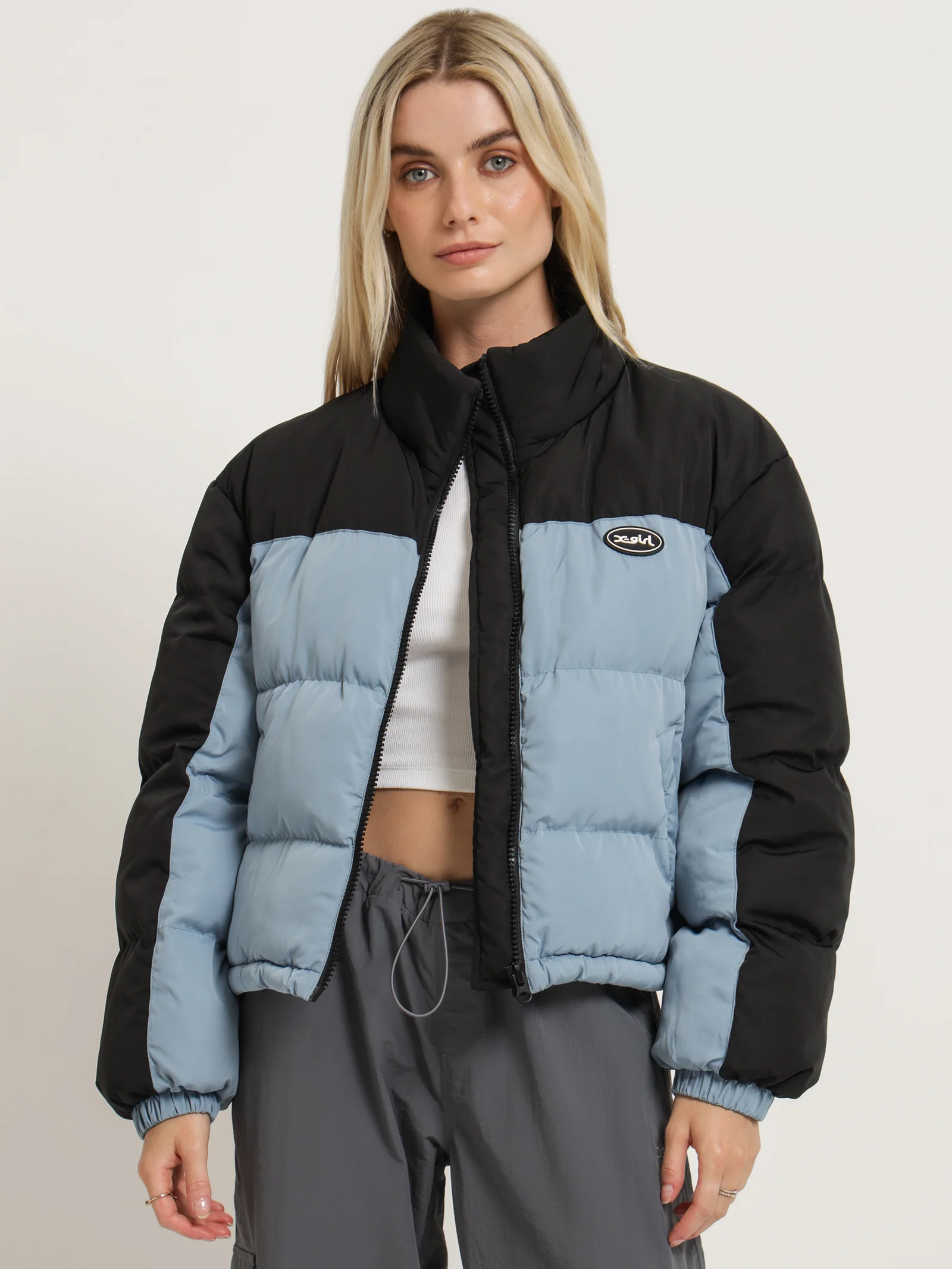 Bicolour Puffer Jacket