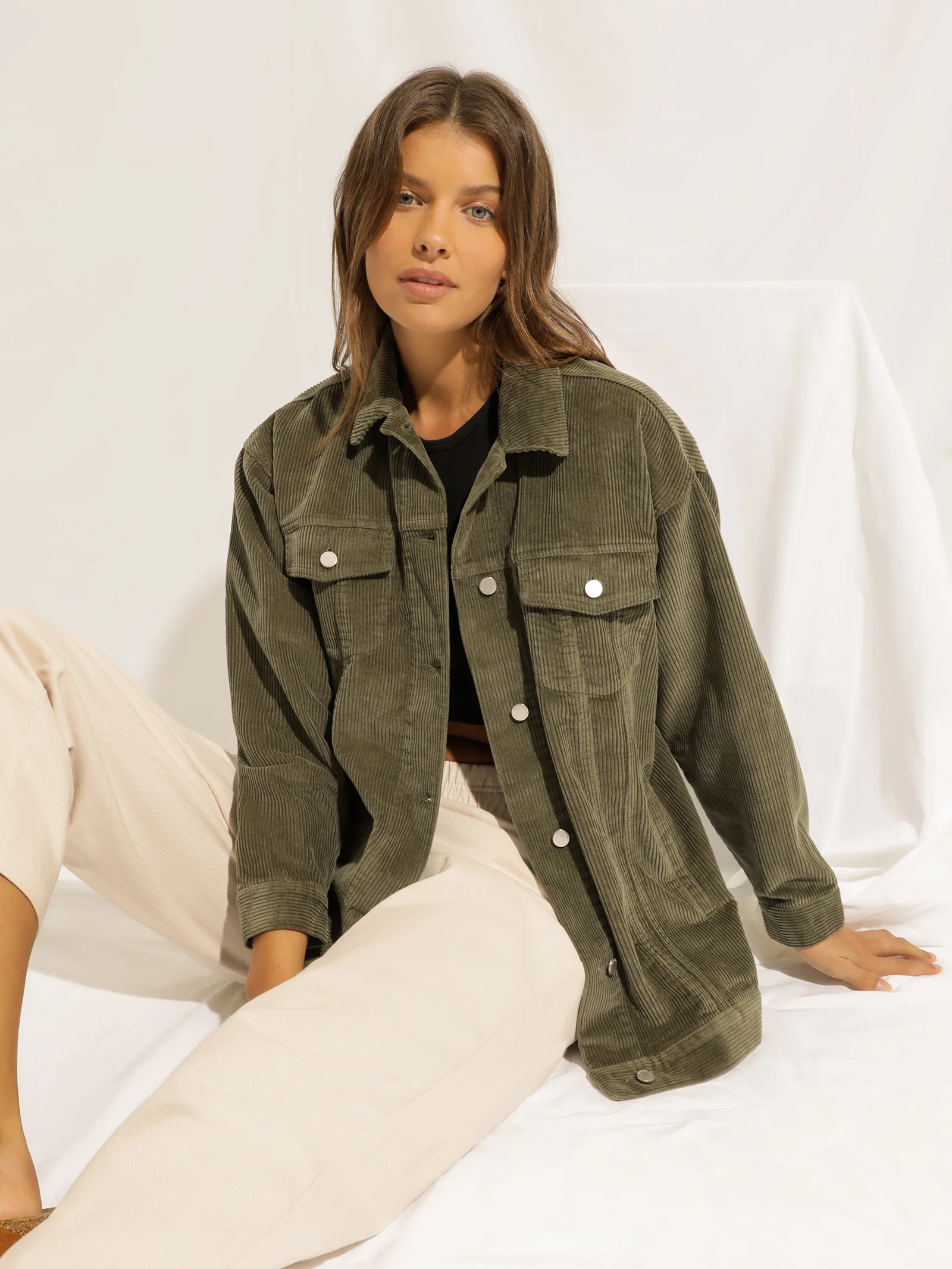 Binx Longline Cord Jacket