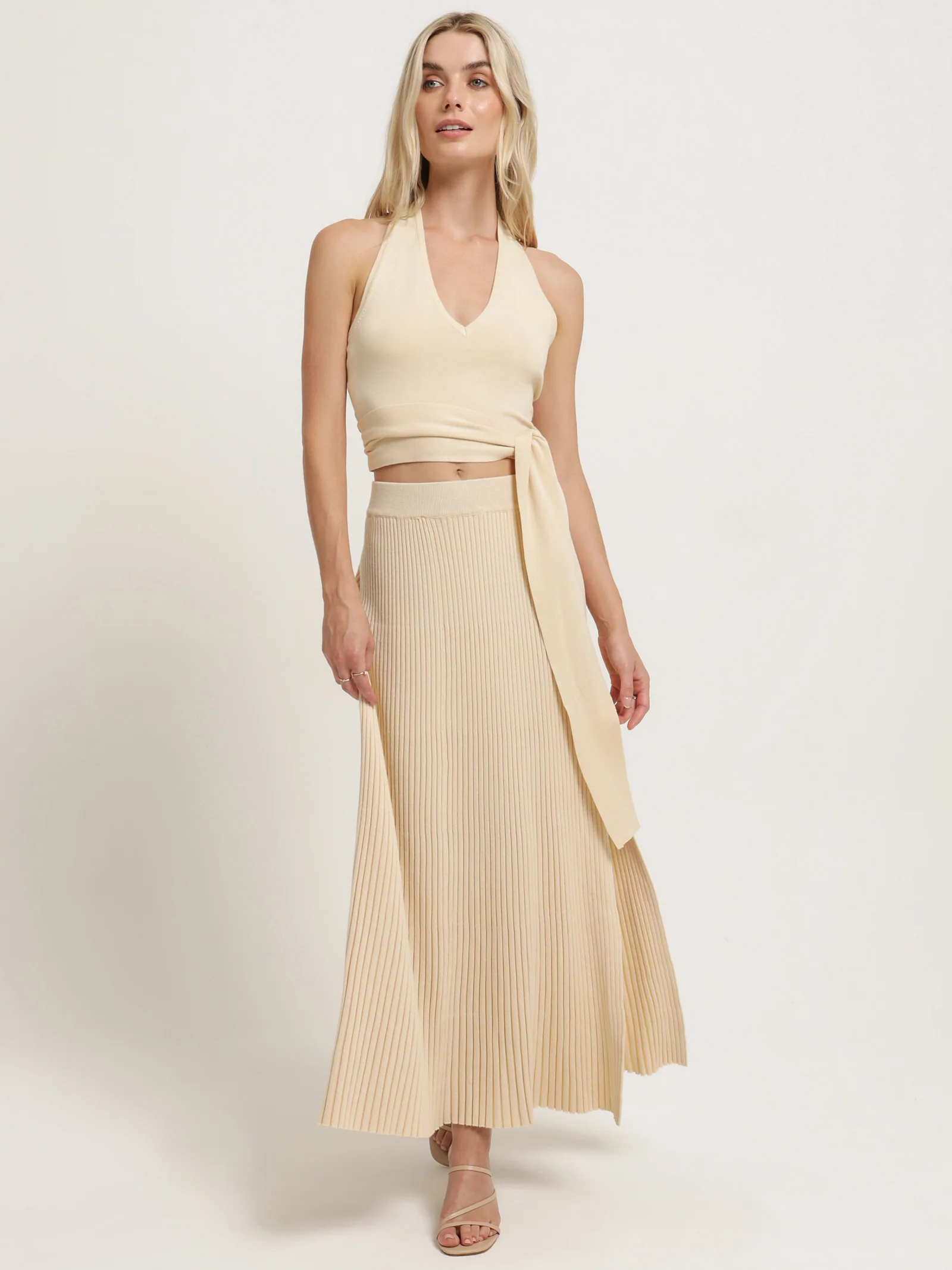 Bound Knit Skirt - Image 3