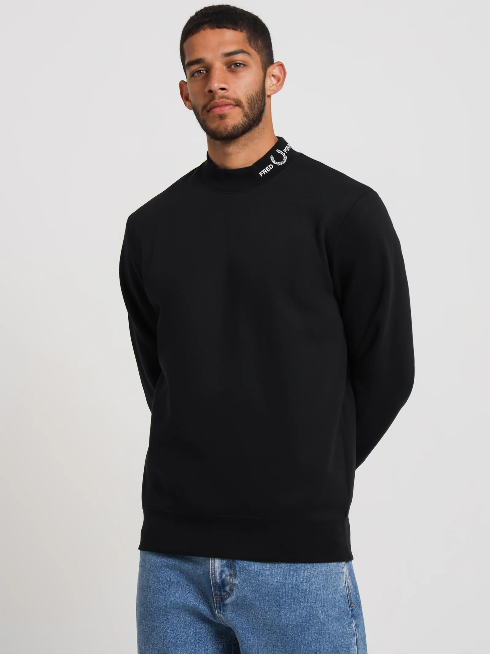 Branded Collared Sweatshirt