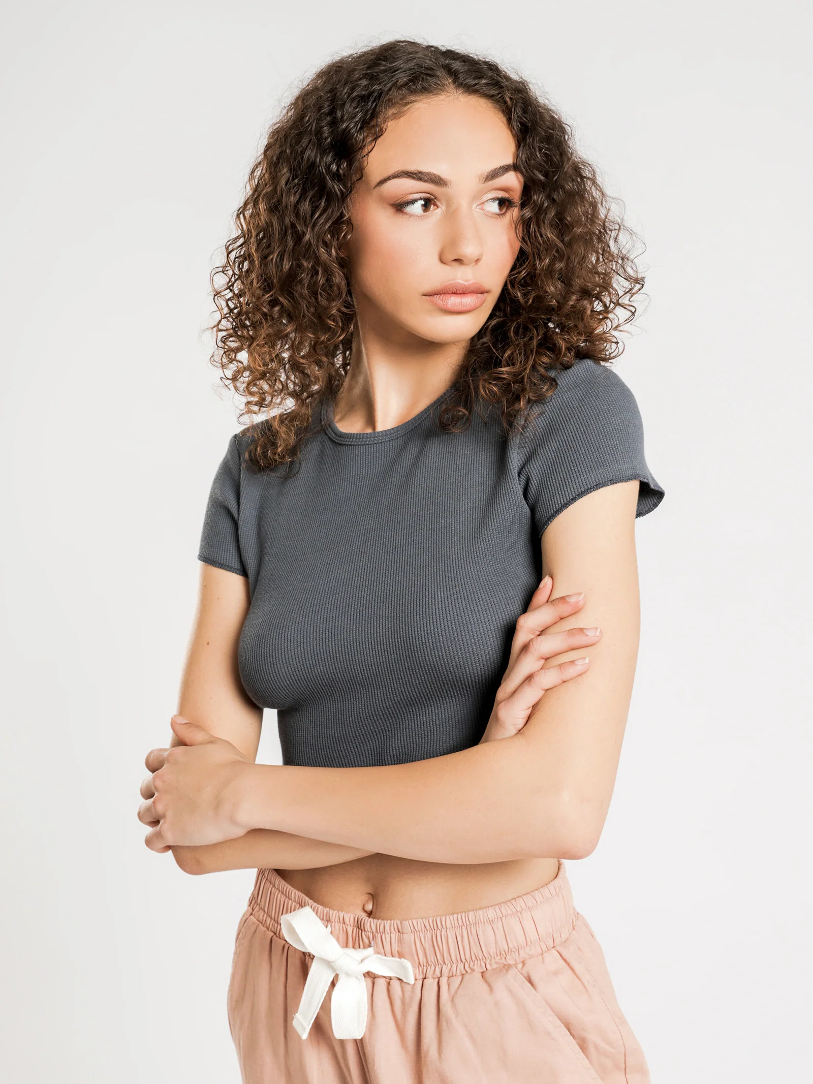 Cameron Basic Waffle T-Shirt