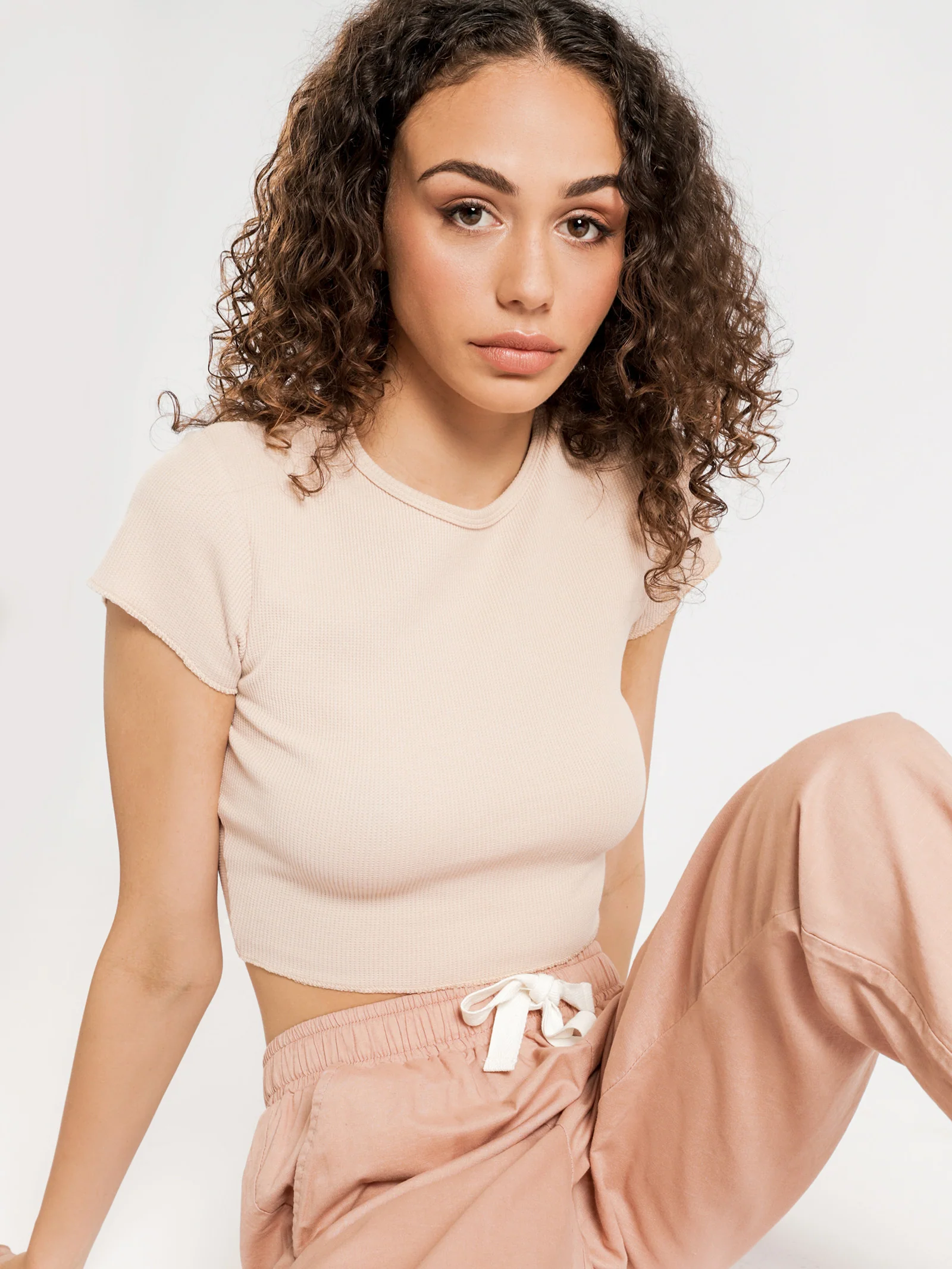 Cameron Basic Waffle T-Shirt