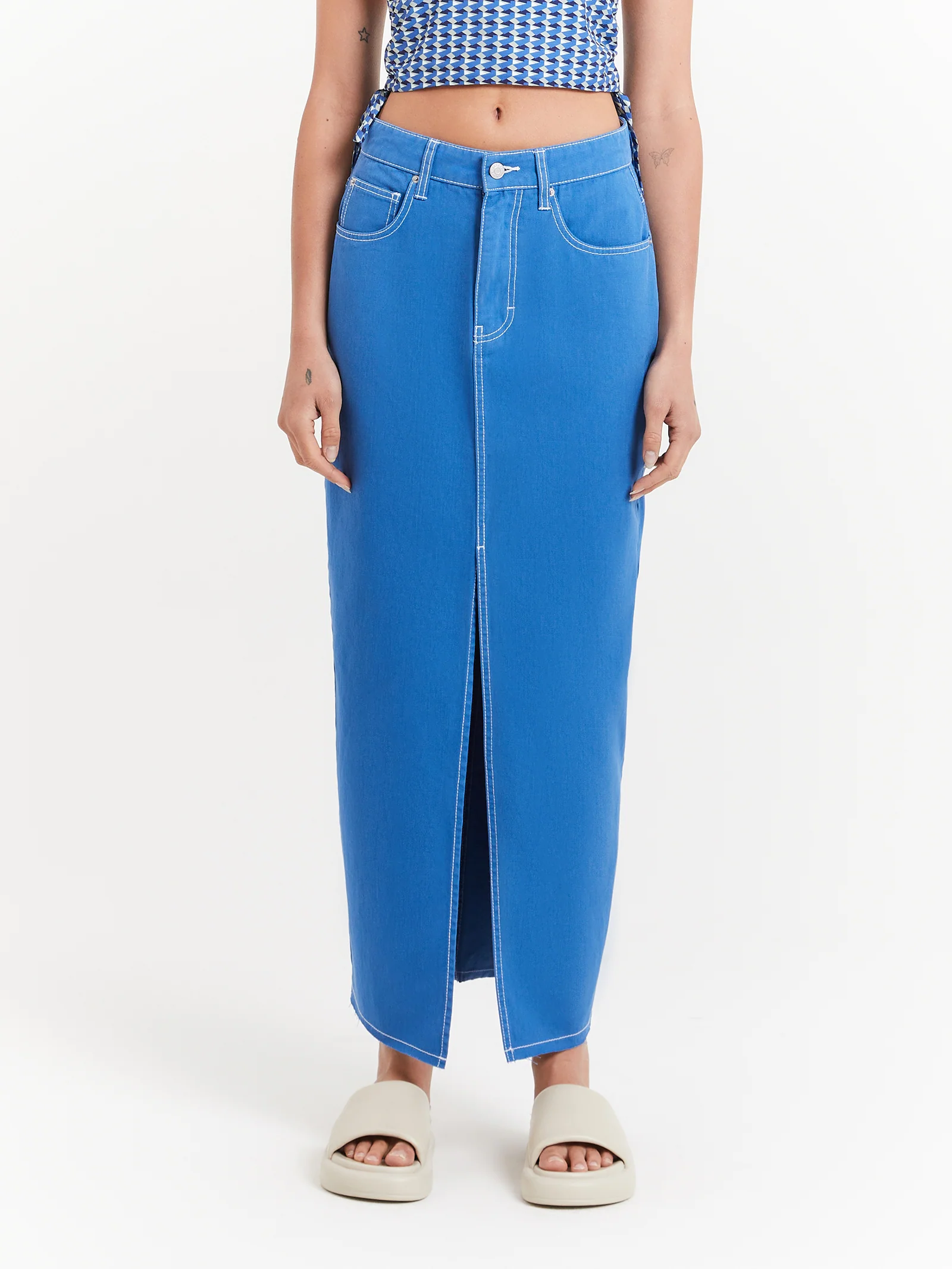 Celine Slit Maxi Skirt