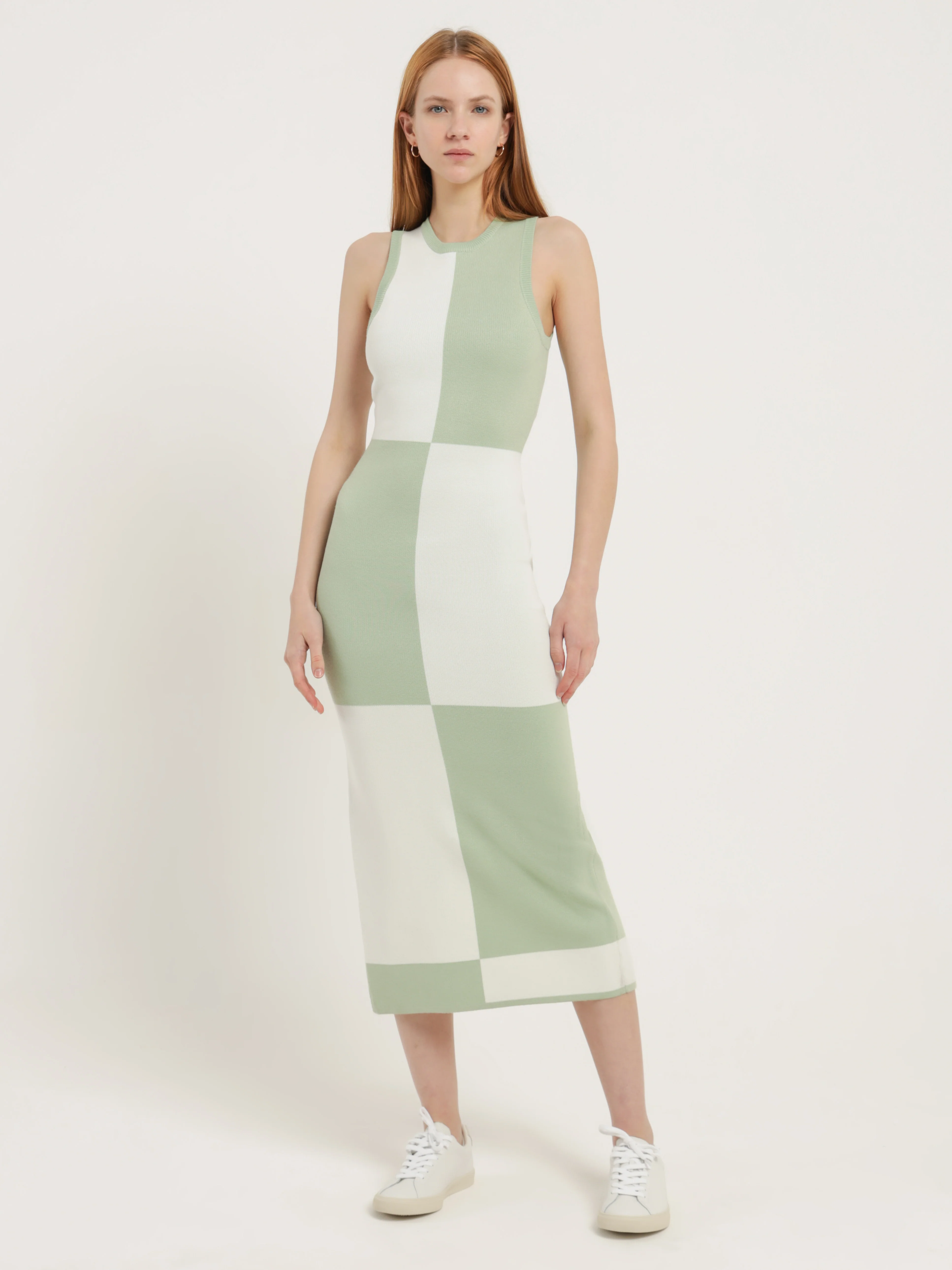 Check Mate Knit Dress