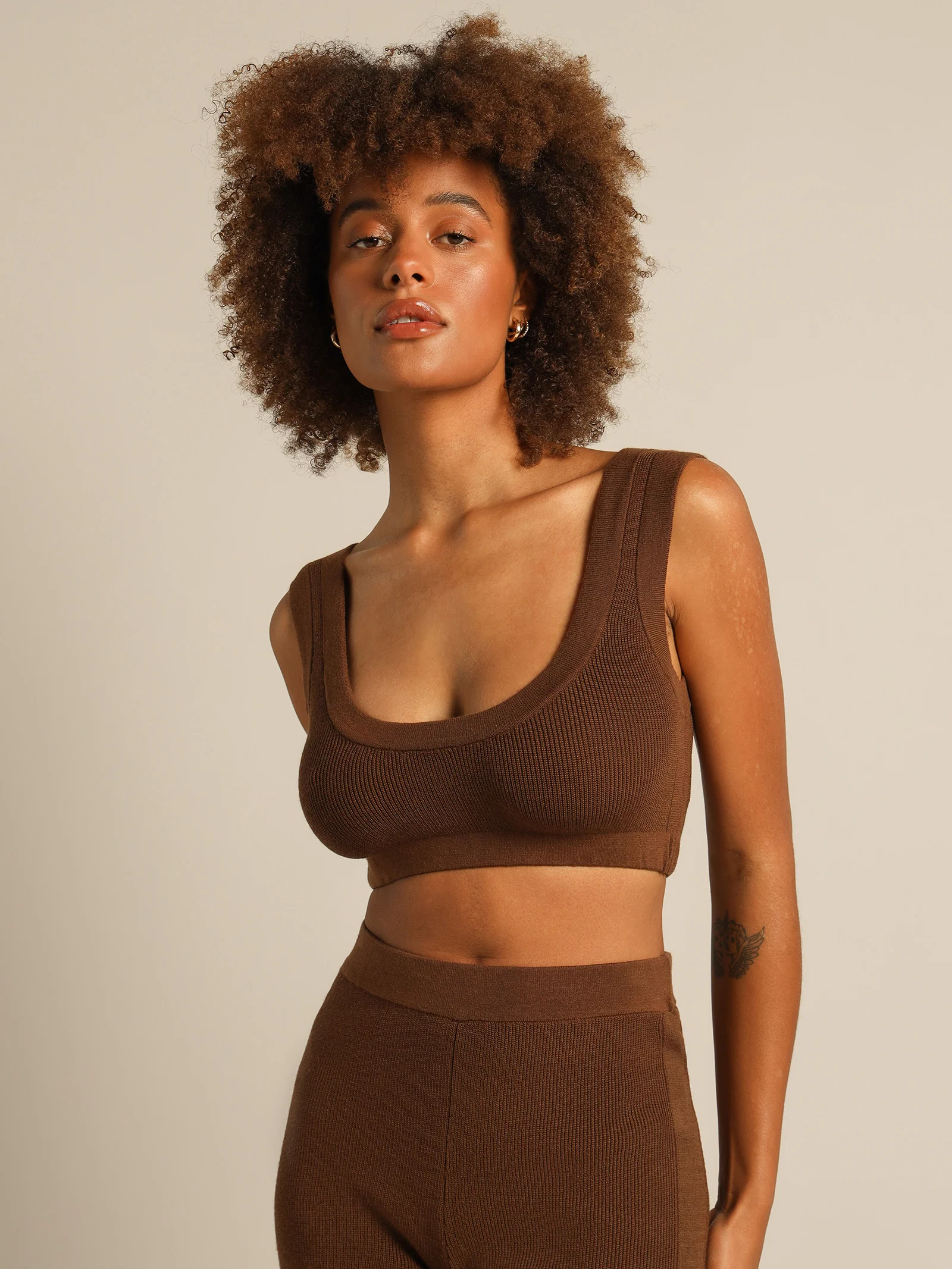 Claire Knitted Crop