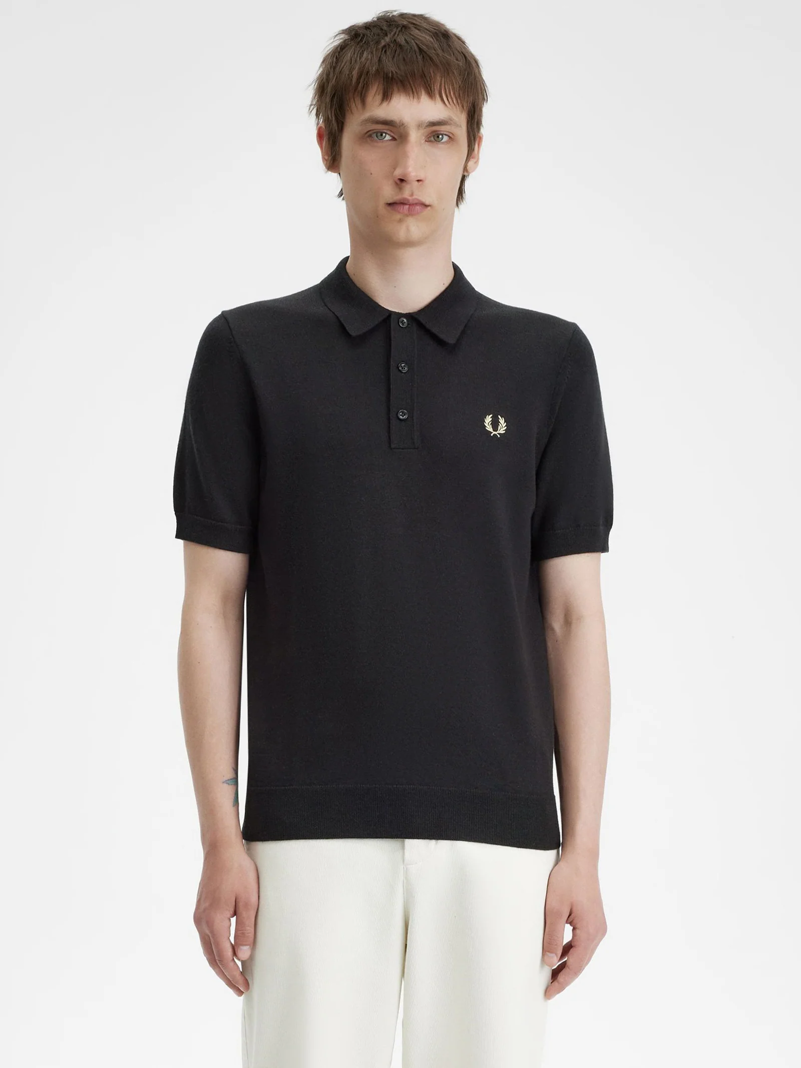 Classic Knitted Polo Shirt