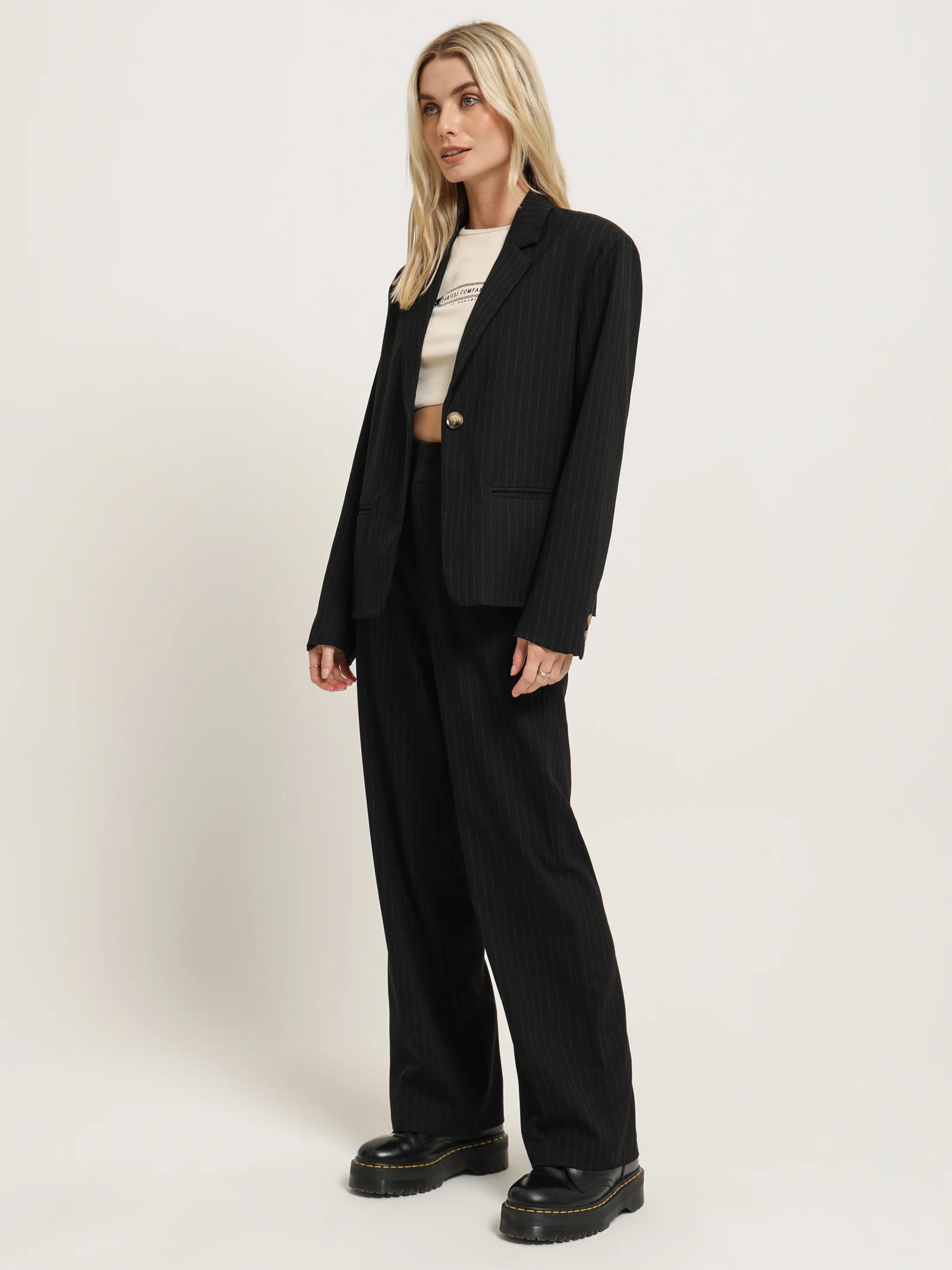 Danny Pinstripe Pants - Image 5