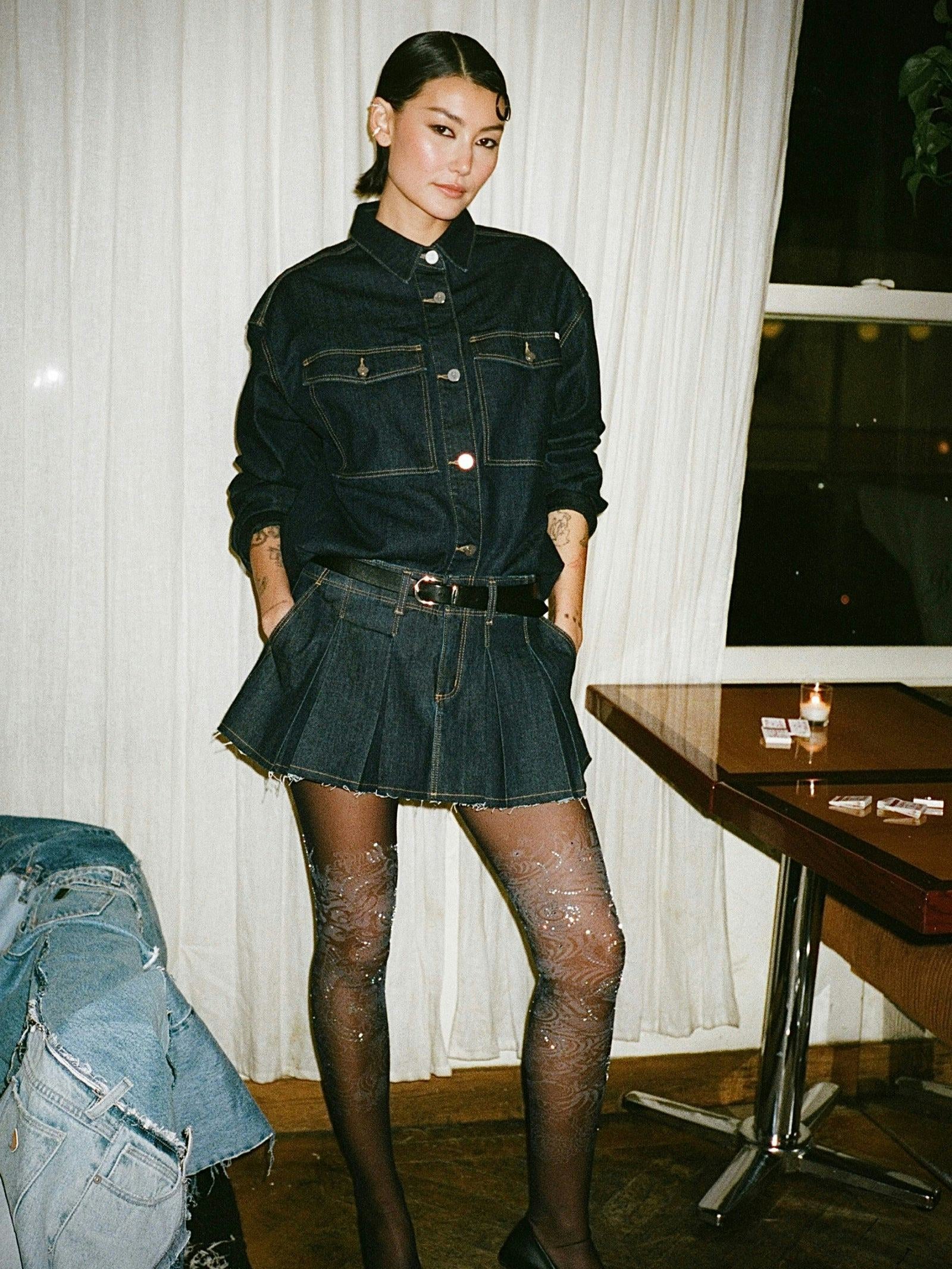 Denim Shacket Lila - Image 2