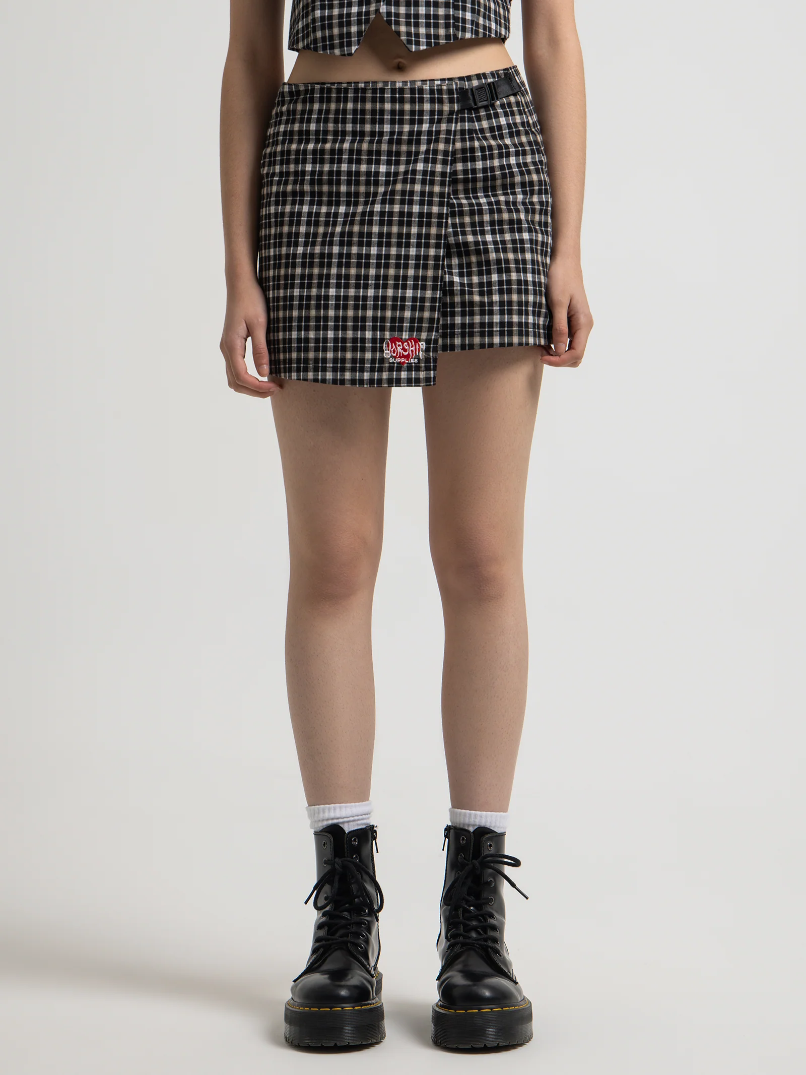 Don't Care Micro Wrap Skirt