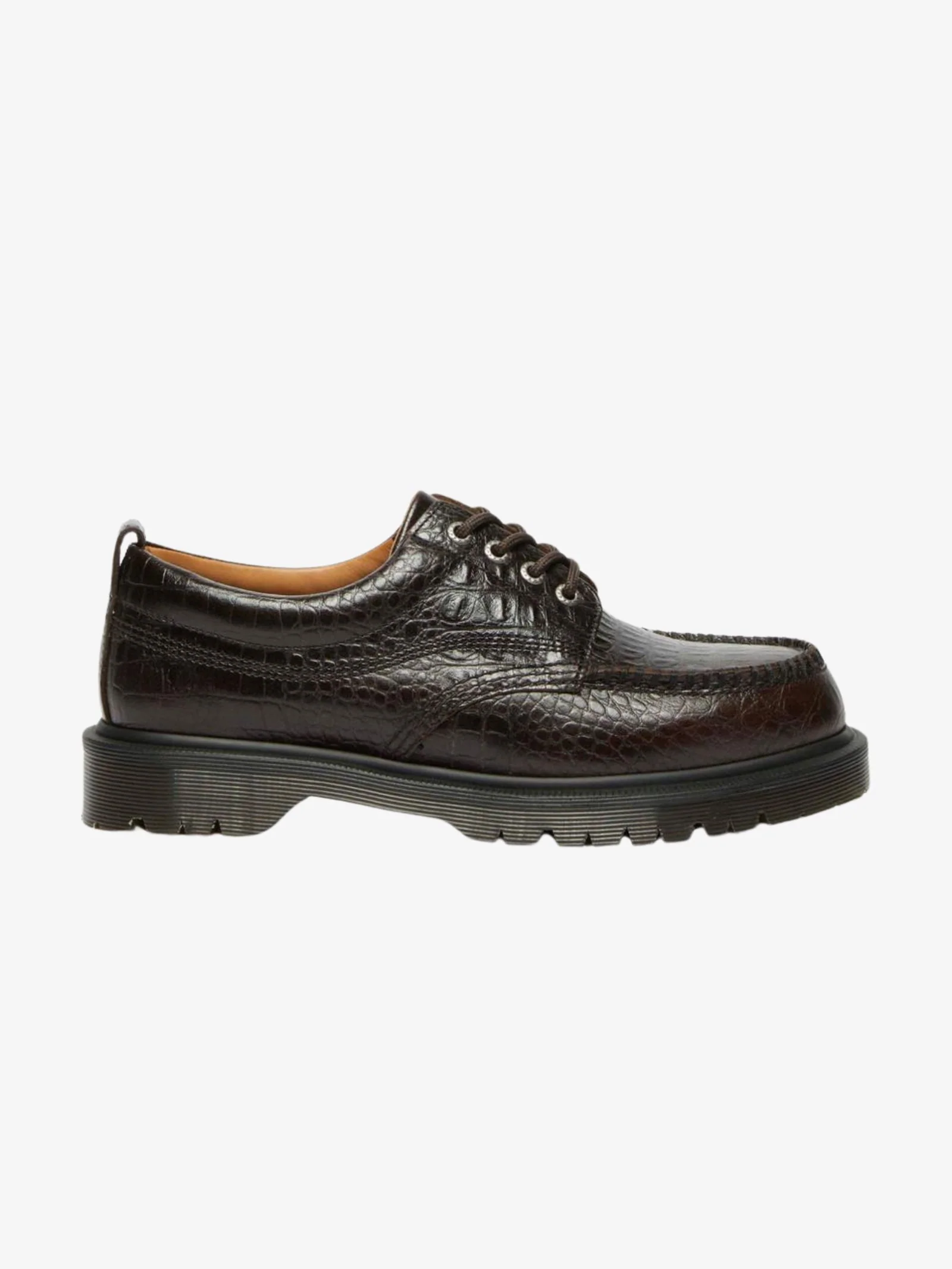 Unisex Lowell Analine Croc Emboss