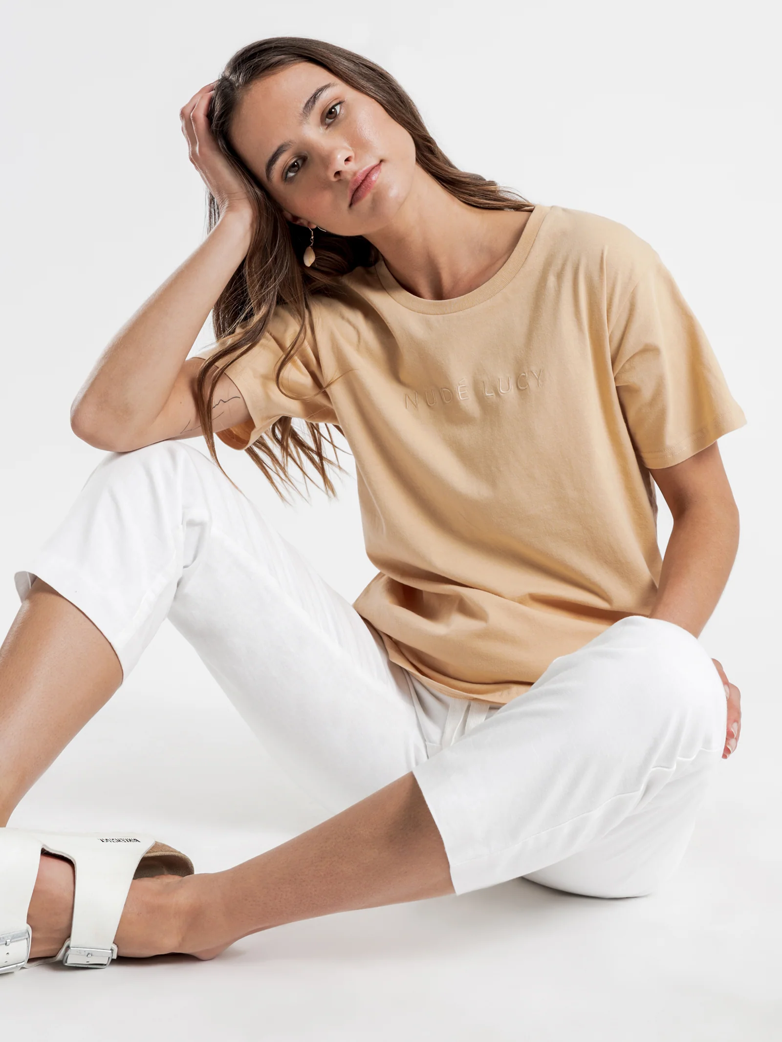 Embroidered Slogan T-Shirt