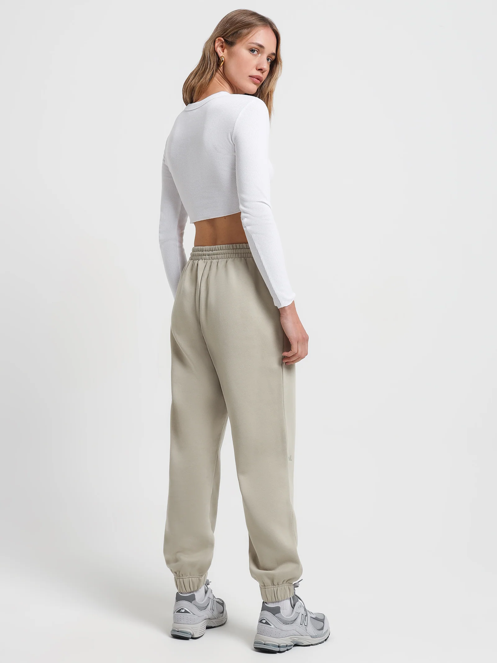 Essentials Long Sleeve Waffle Top - Image 5