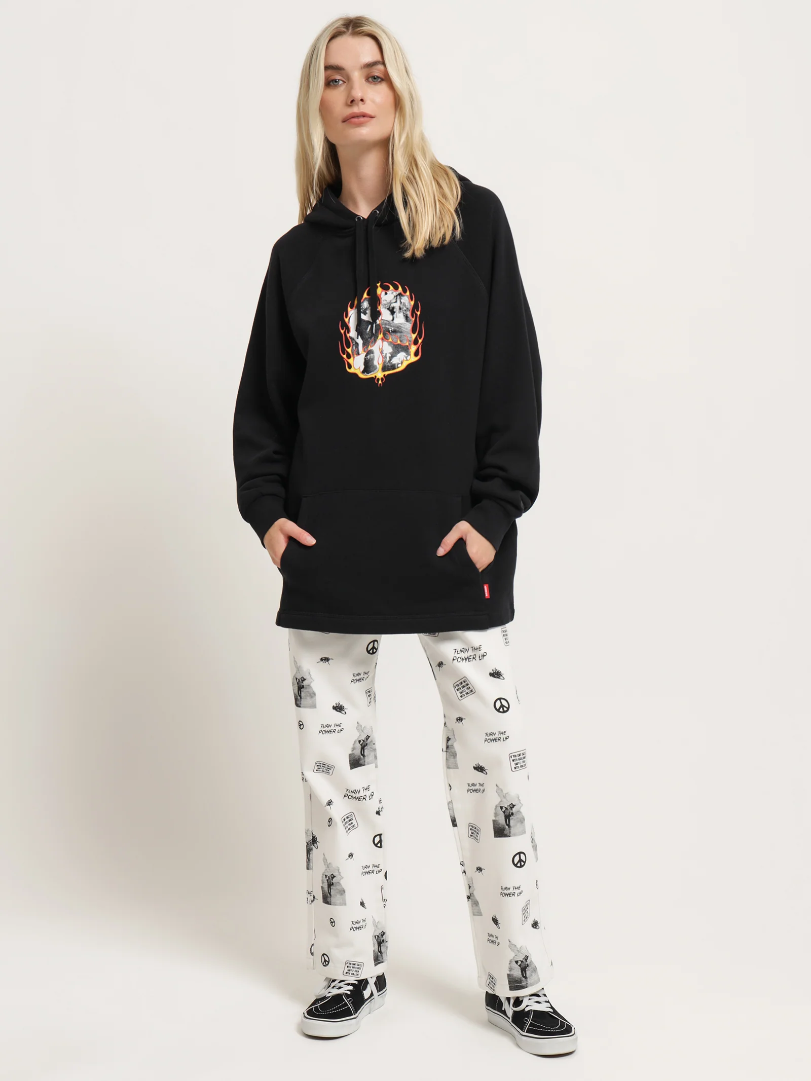 Existence Oversized Raglan Hoodie - Image 2